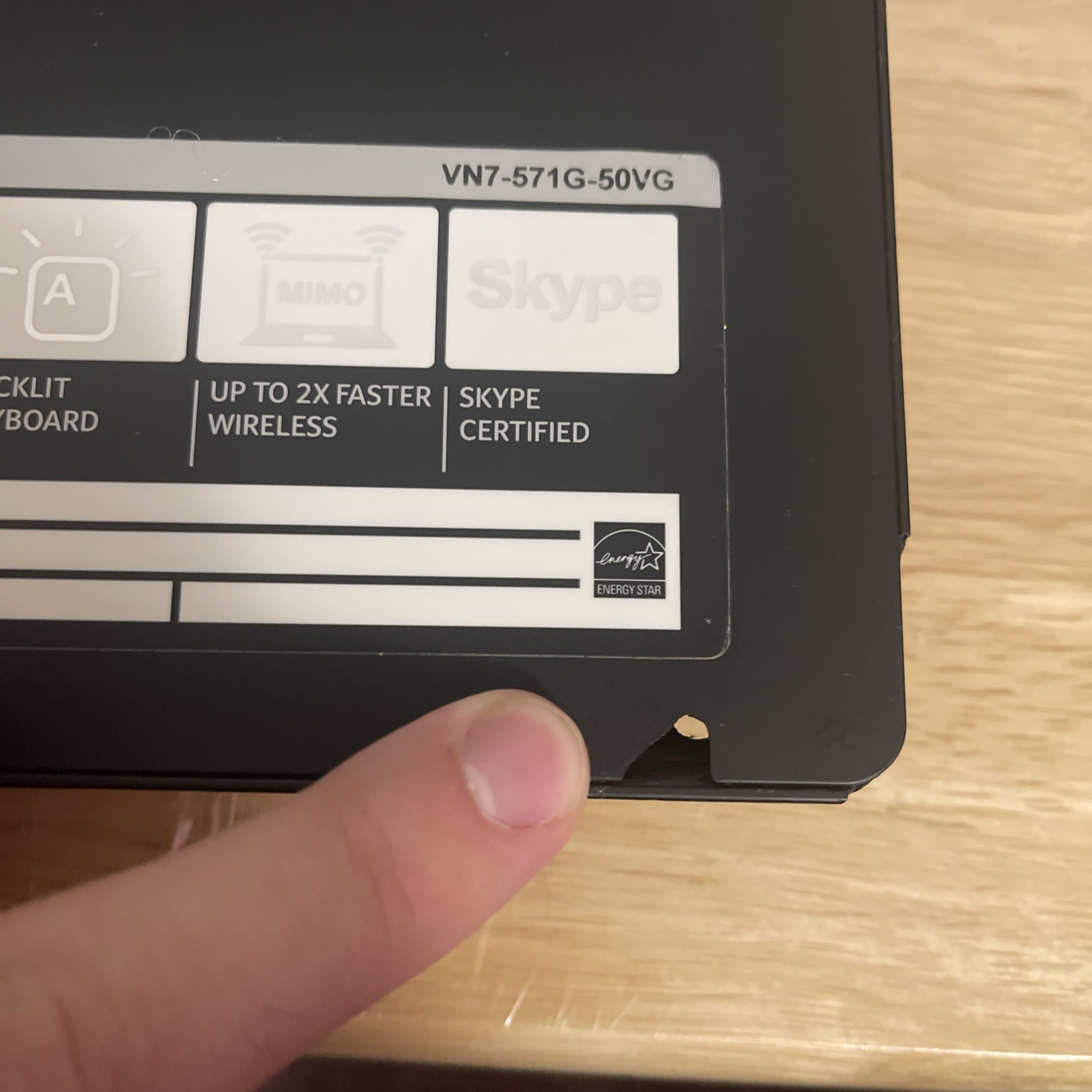 Acer Aspire VN7-571G 15.6″ Laptop – 128SSD + 1TB Storage, 8GB Ram, GeForce 950M