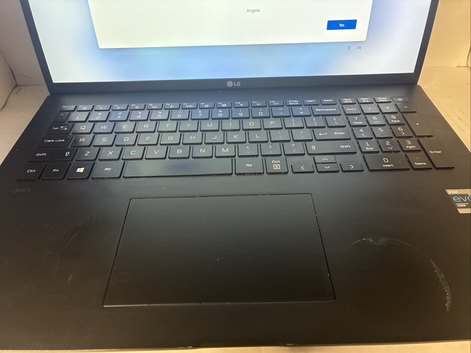 LG Gram 17″ Laptop i7-1165G7 16GB RAM 512GB SSD Win 11 Pro Black – W/ Charger