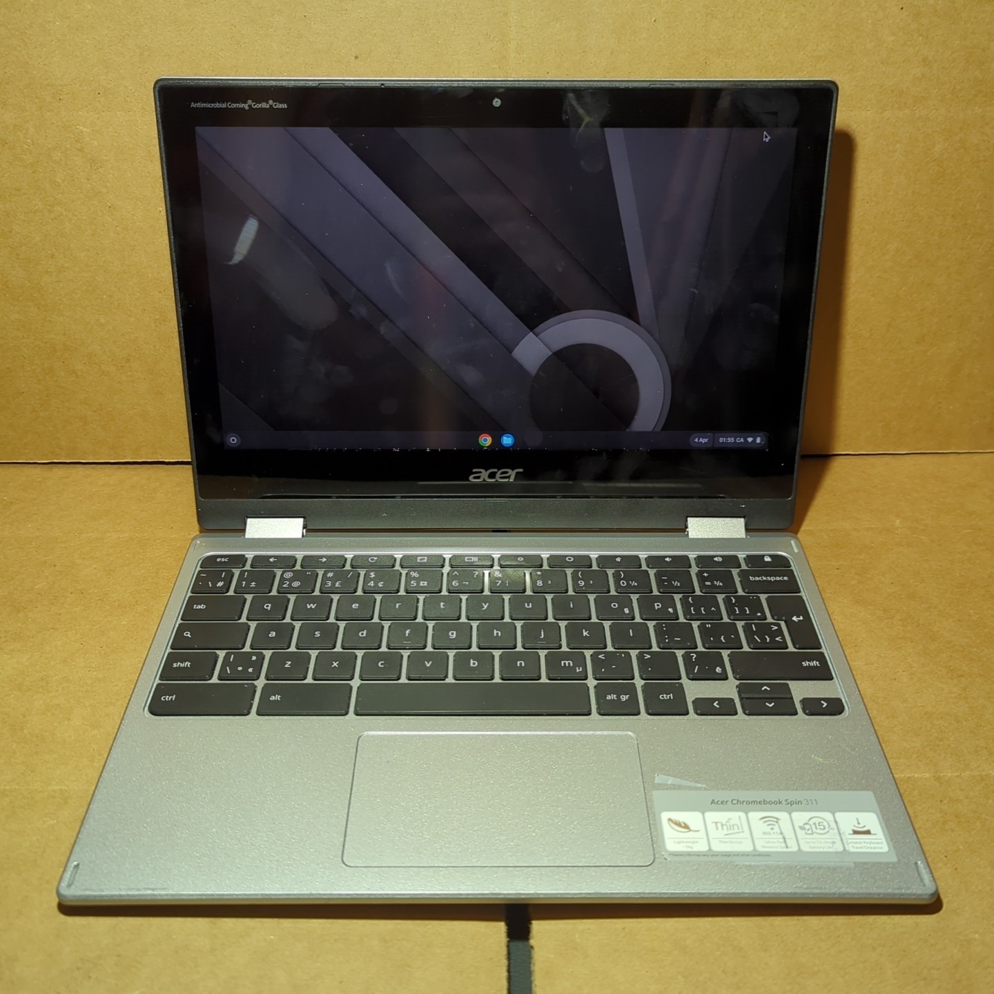 Acer Chromebook Spin 311 CP311-3H-K9K9 11.6″ Touch 4GB RAM 64GB ChromeOS MTK 500