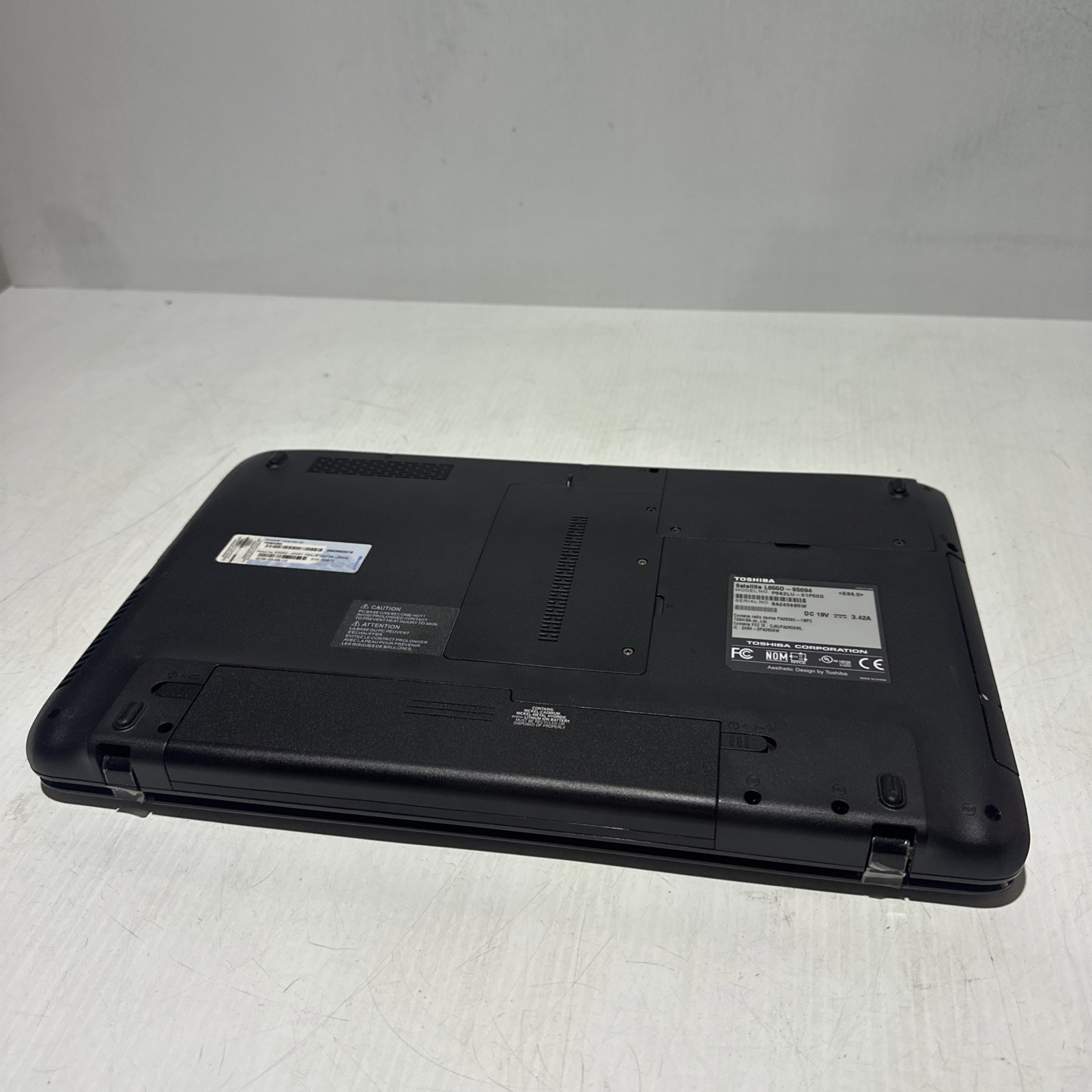 Toshiba Satellite L655 15″ Laptop AMD Athlon II P340 3gb Ram No HDD Boots Bios