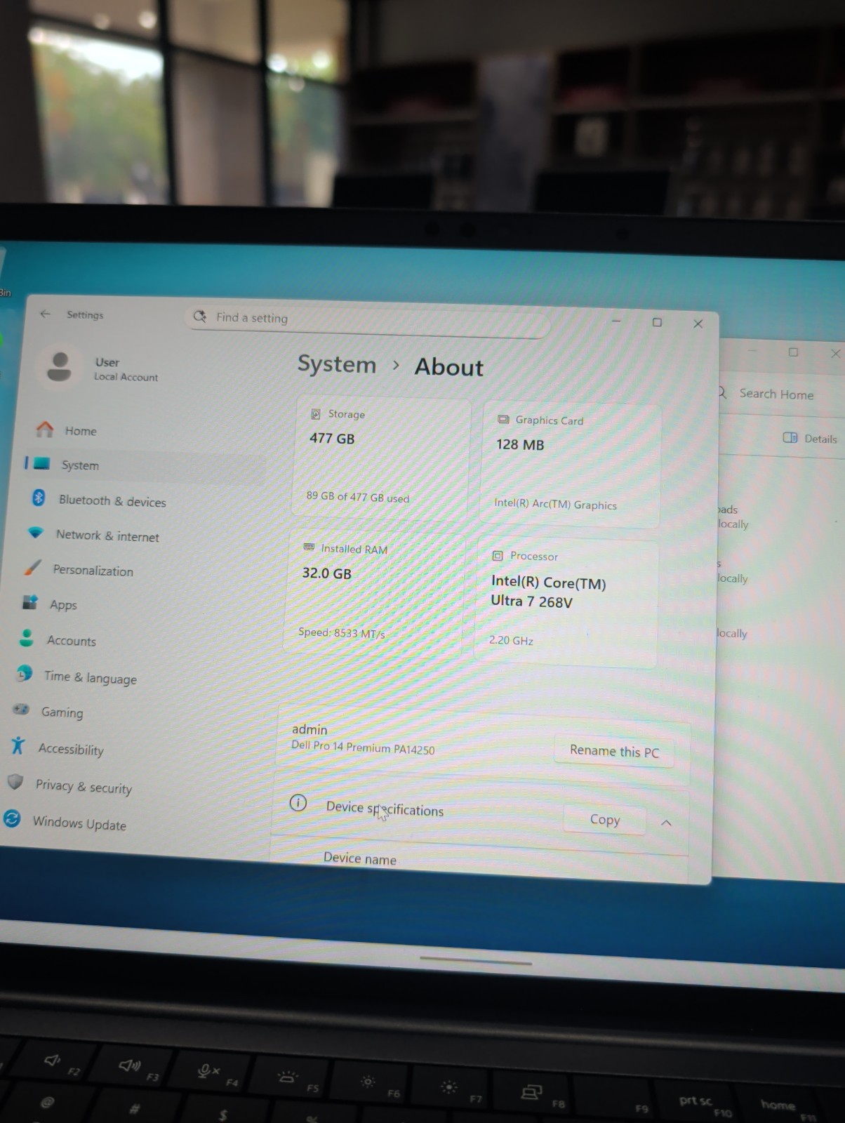 Dell Pro 14 Premium PA14250 Black FHD 2.2 GHz Ultra 7 268V 32GB 512GB SSD