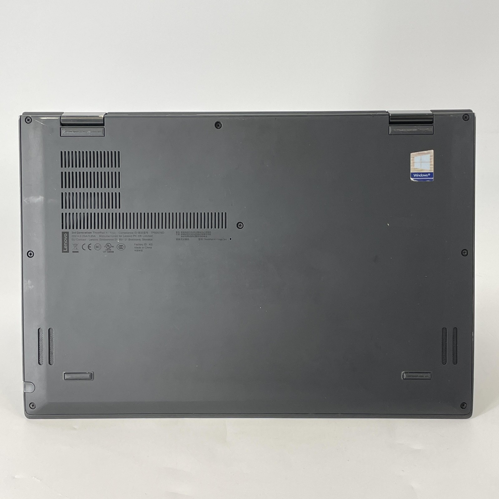 Lenovo ThinkPad X1 Yoga Gen 3 14 FHD TOUCH i7-8650U 16GB 256GB SSD BAD TOUCH ID