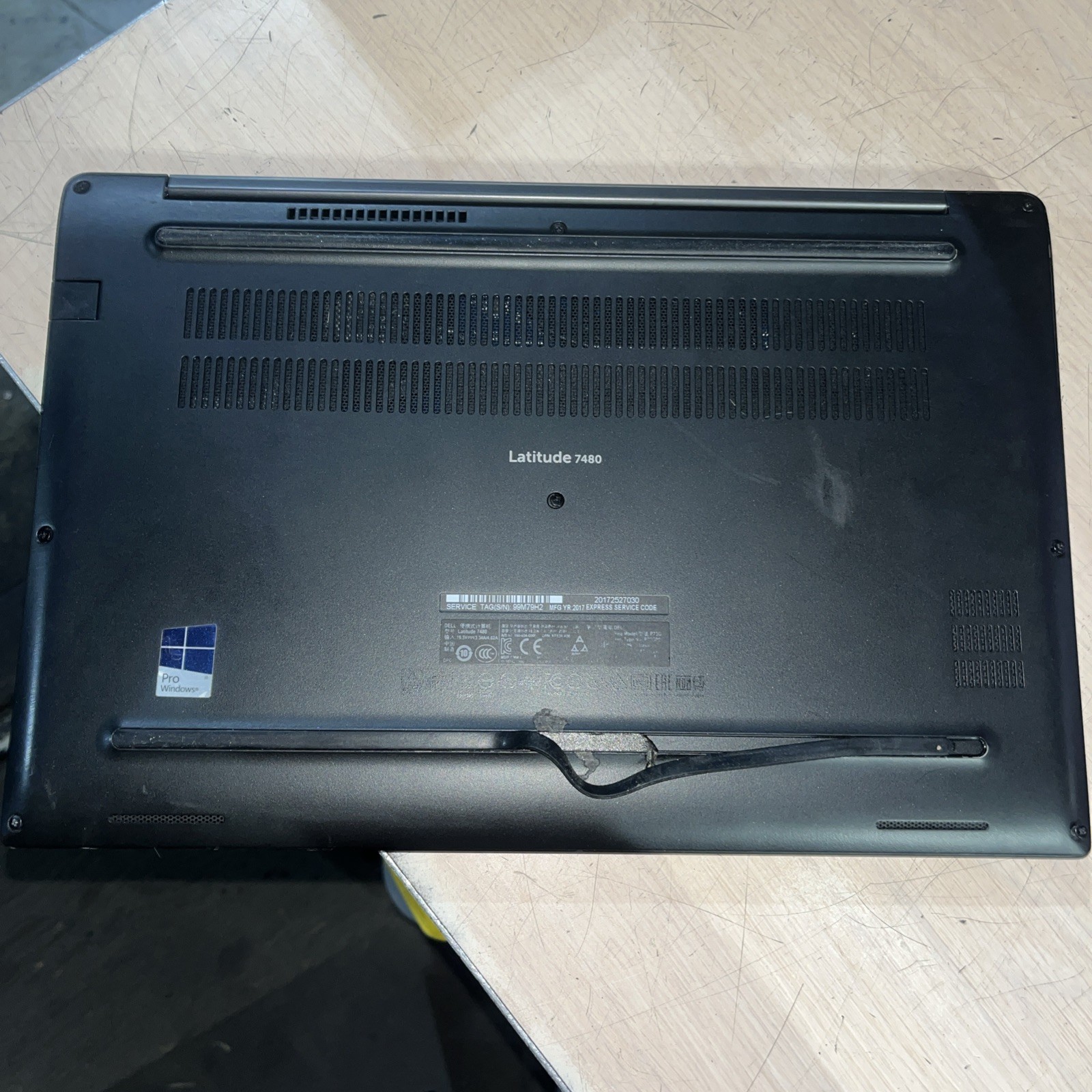 DELL LATITUDE 7480 INTEL CORE I7-7600U 8GB RAM NO HD