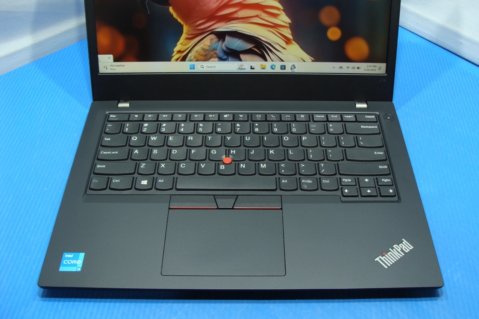 Lenovo ThinkPad L14 Gen 2 14″FHD i3-1115G4 3GHz 4GB 256GB Win 11 Home +Charger