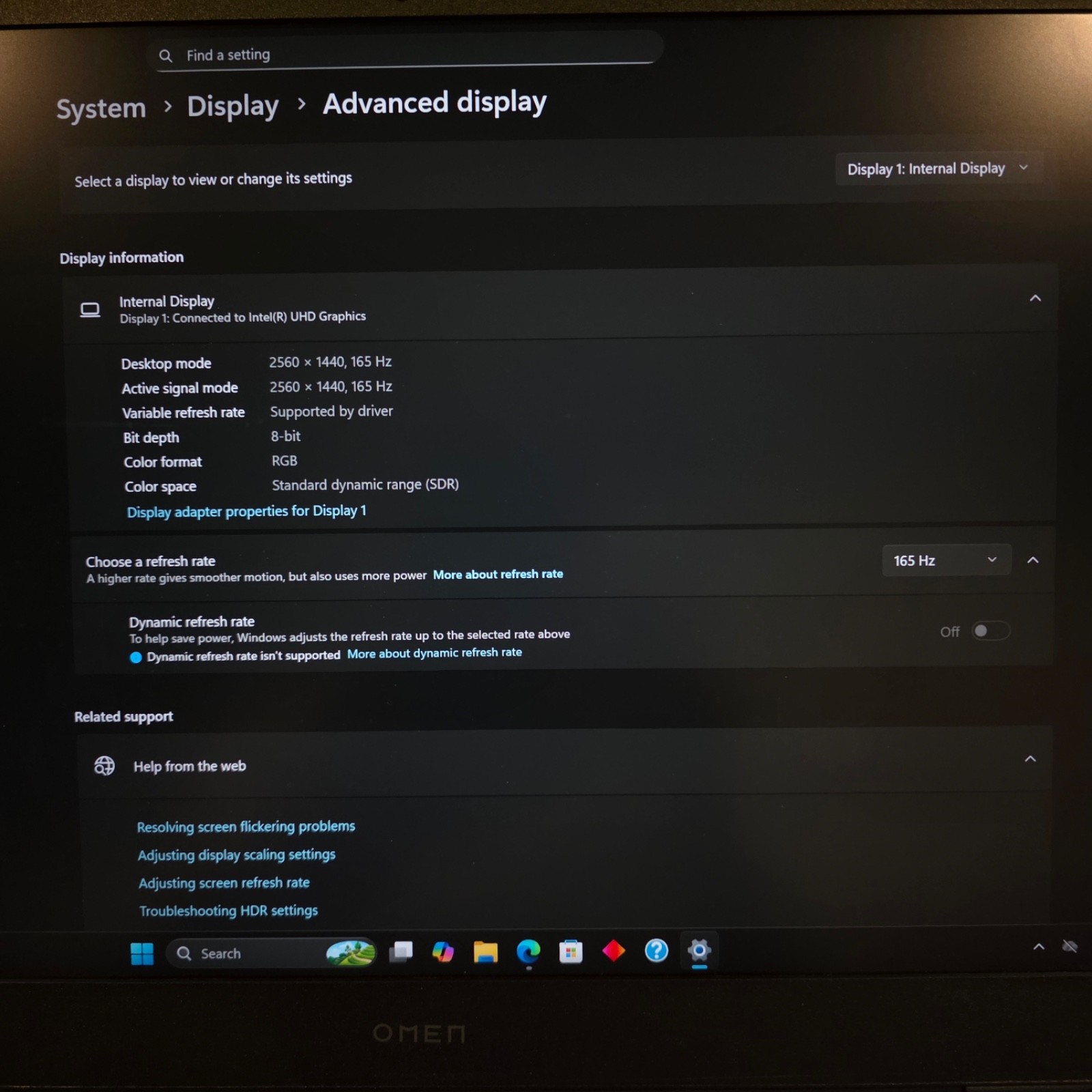 HP Omen 17.3″ 1440P 165Hz i7-13700HX 32GB 2TB SSD RTX 4090 175W 16G DDR6 Fast SH