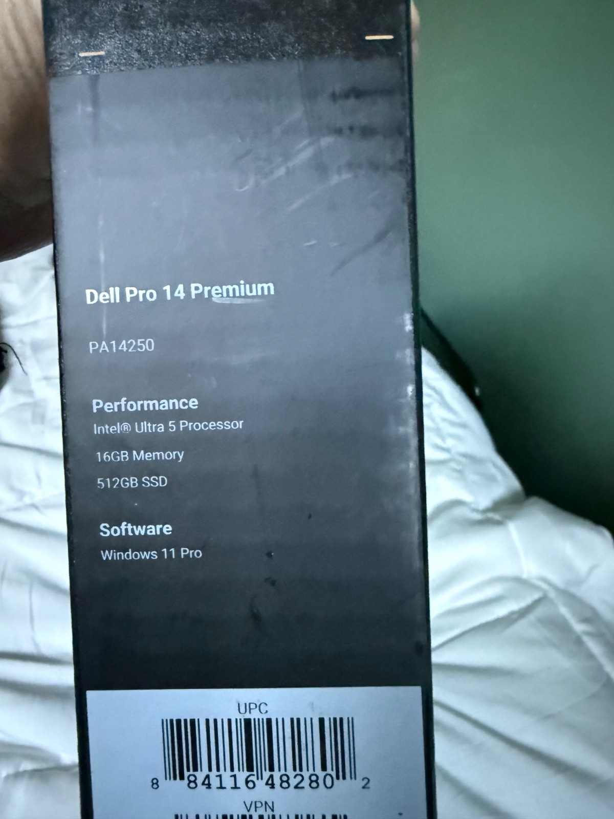 Dell Pro 14 Premium Laptop PA14250 – Ultra 5, 16GB RAM, 512GB SSD – New