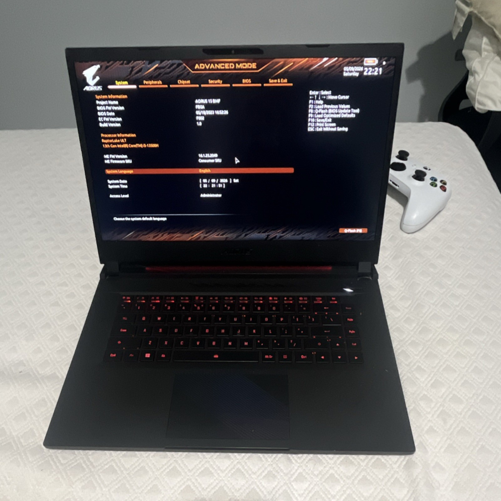 AORUS 15P 15.6″ i7-10870H 16GB 1TB SSD RTX 3070 1080p Charger
