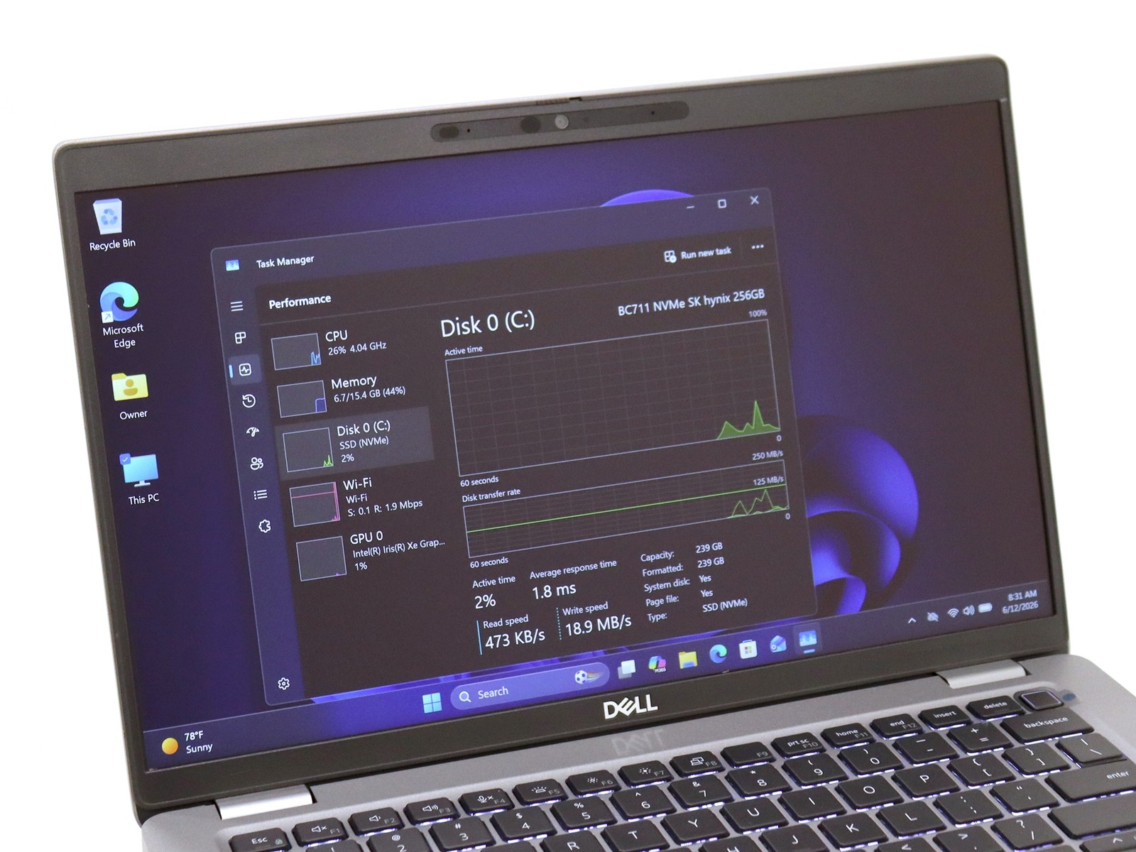 Dell Latitude 5420 14.0″ FHD Touch Intel i5-1145G7 16GB 256GB NVMe W11P