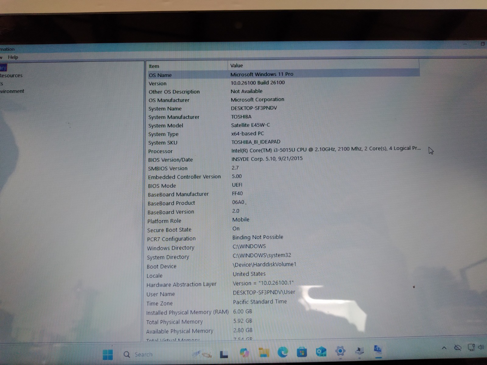 Toshiba Satellite E45W Touch* | Intel i3-5015u @ 2.1Ghz 6GB RAM 320GB HDD Win11P