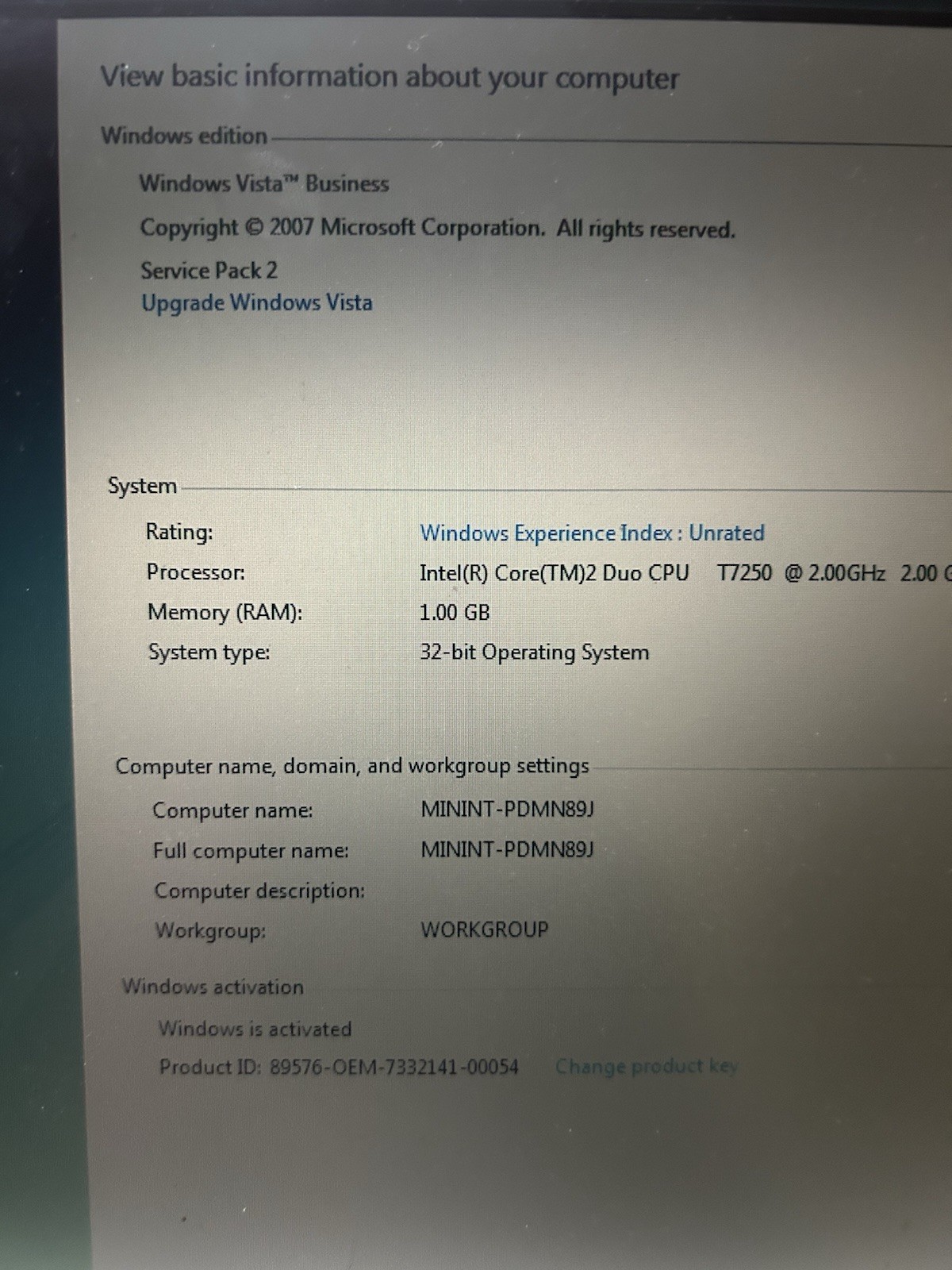 Dell Latitude D630 1GB RAM Laptop Windows Vista Business DVD/CD 14″ With Charger