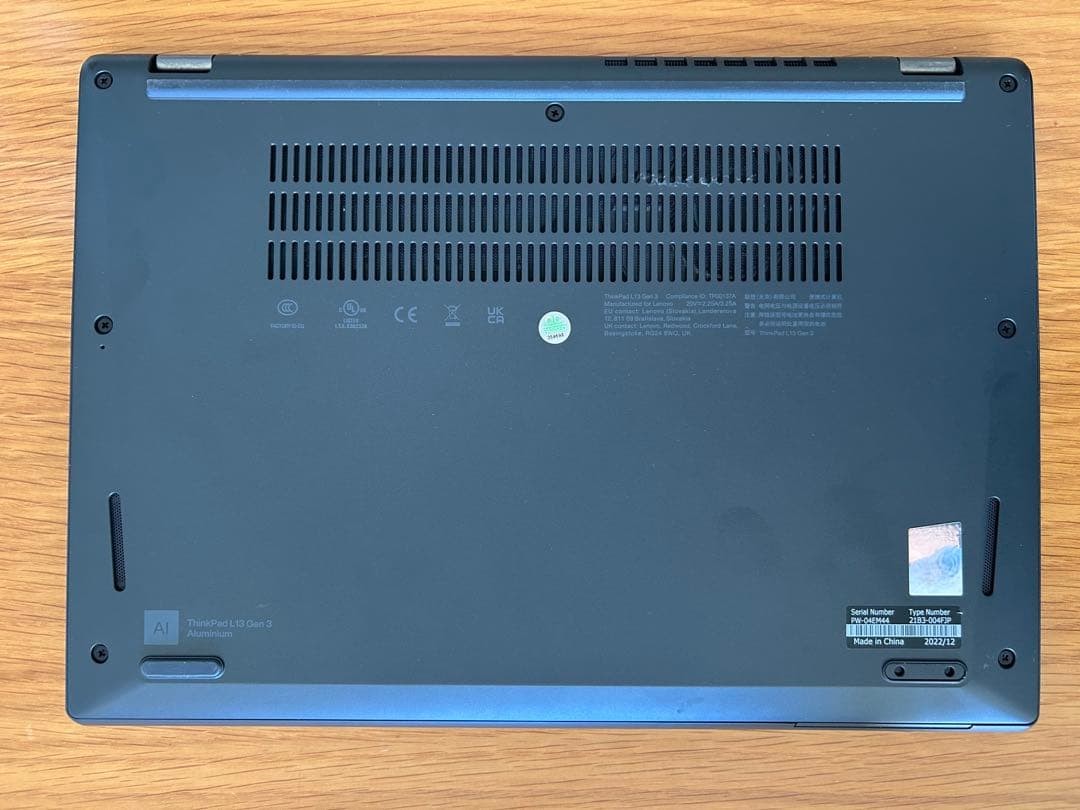 Lenovo ThinkPad L13 Gen3 13.3″ WUXGA i5-1235U 8GB 256GB SSD Win11 Pro