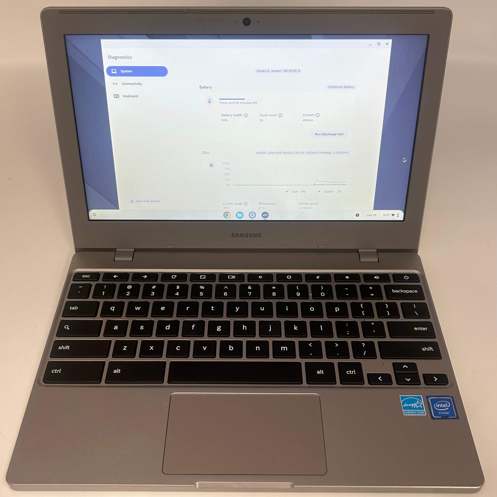 Samsung Chromebook XE310XBA 11″|Intel Celeron |4GB RAM|32GB|