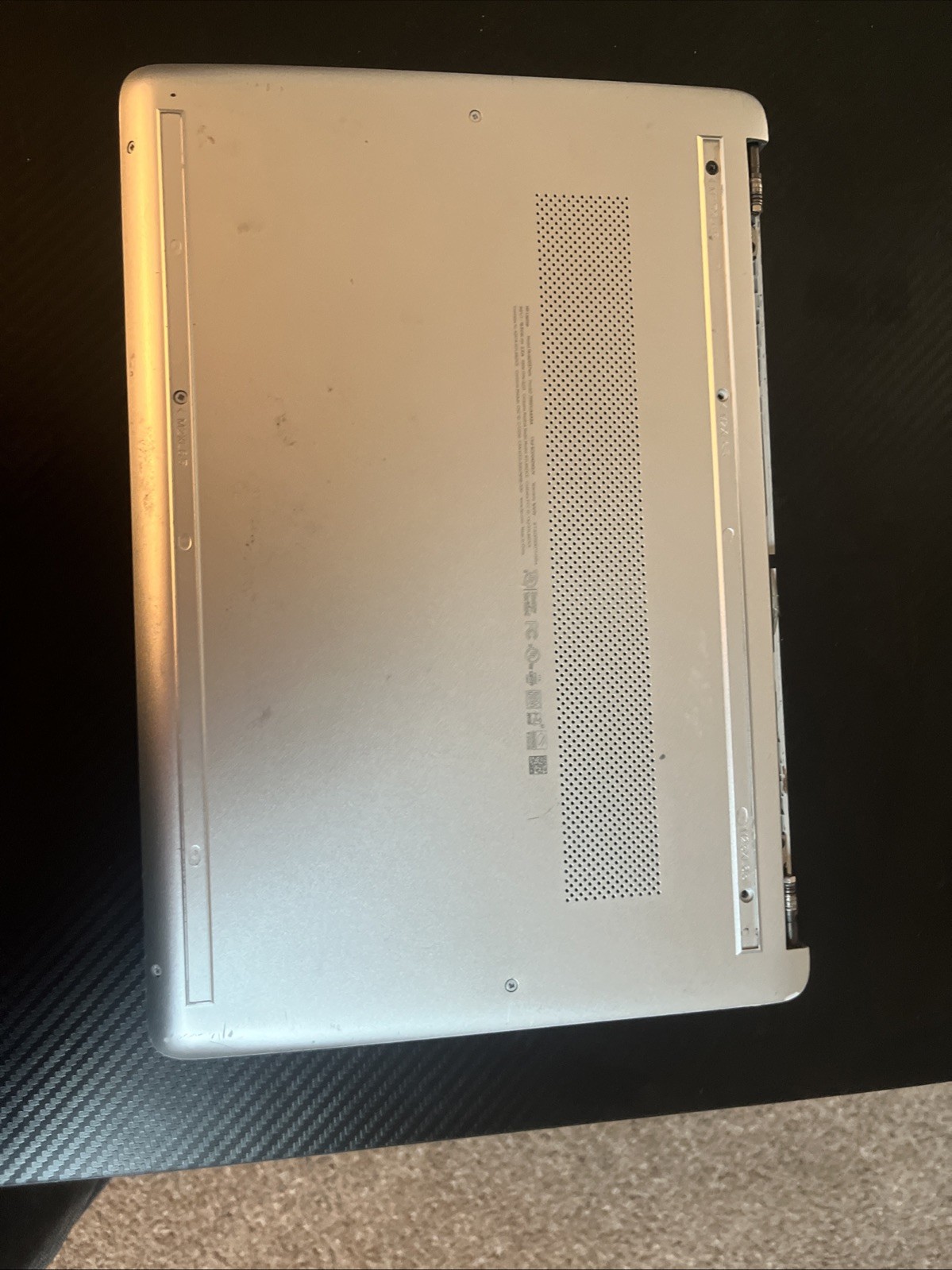 ho laptop Intel i3-1005Gi CPU 1.20GHz 4.00 GB RAM 128mb Graphics 120GB Storage