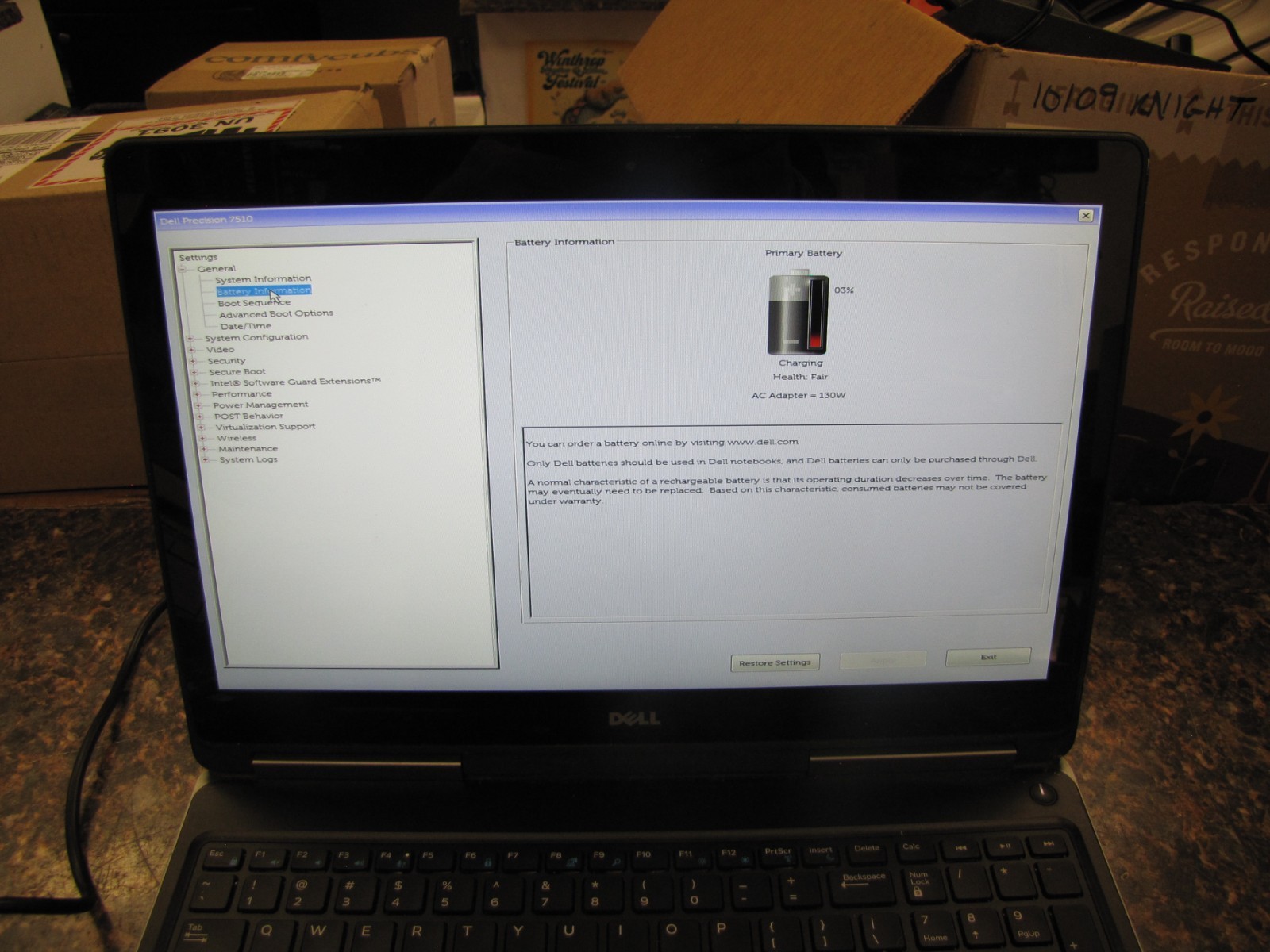 Dell Precision 7510 15″ Touchscreen Laptop Intel i7-6820HQ 2.70GHz 16GB RAM +HDD