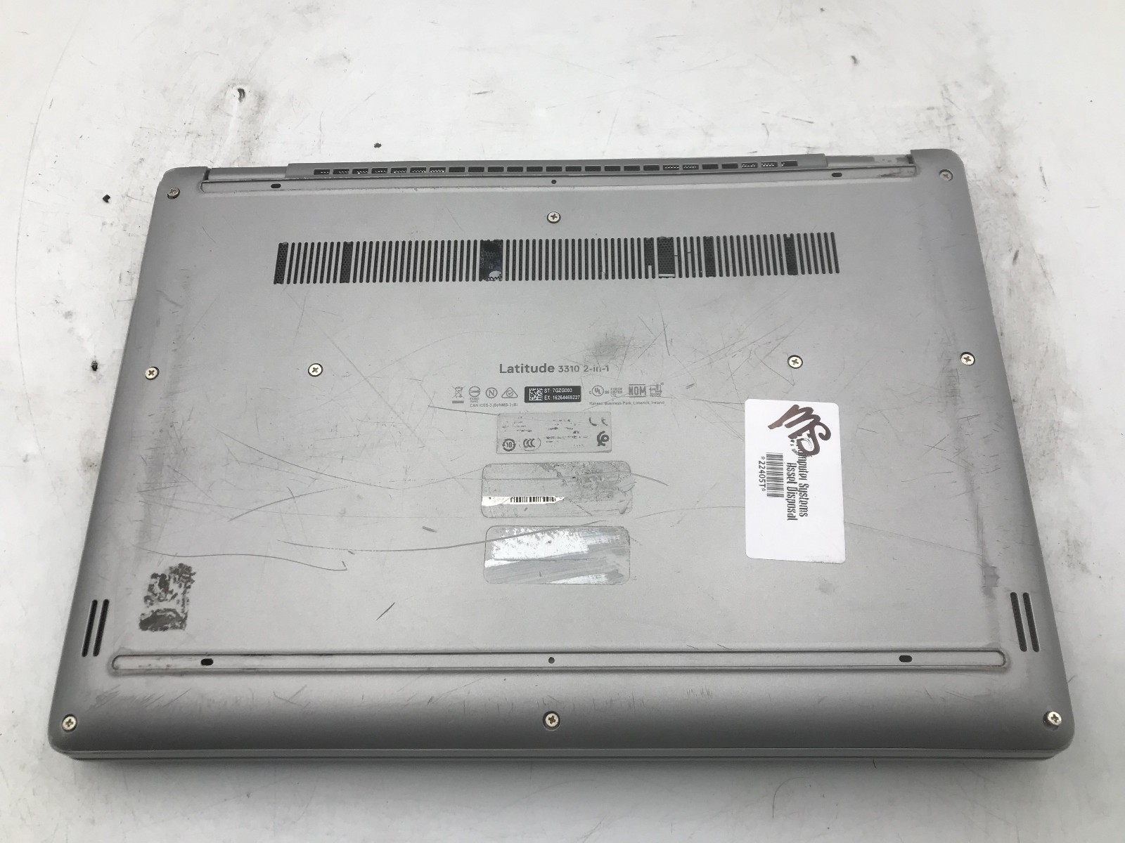 DELL LATITUDE 3310 – FOR PARTS/REPAIR – INTEL I3 8TH GEN – NO RAM -READ DESC- BB