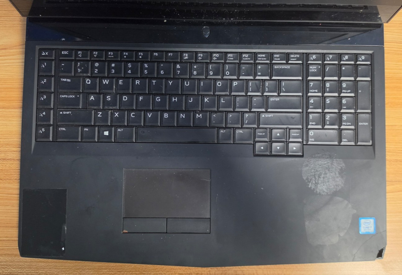 Dell Alienware Laptop P31E 8GB Ram I7 8th gen Nvidia GTX 1060 256GB SSD PARTS