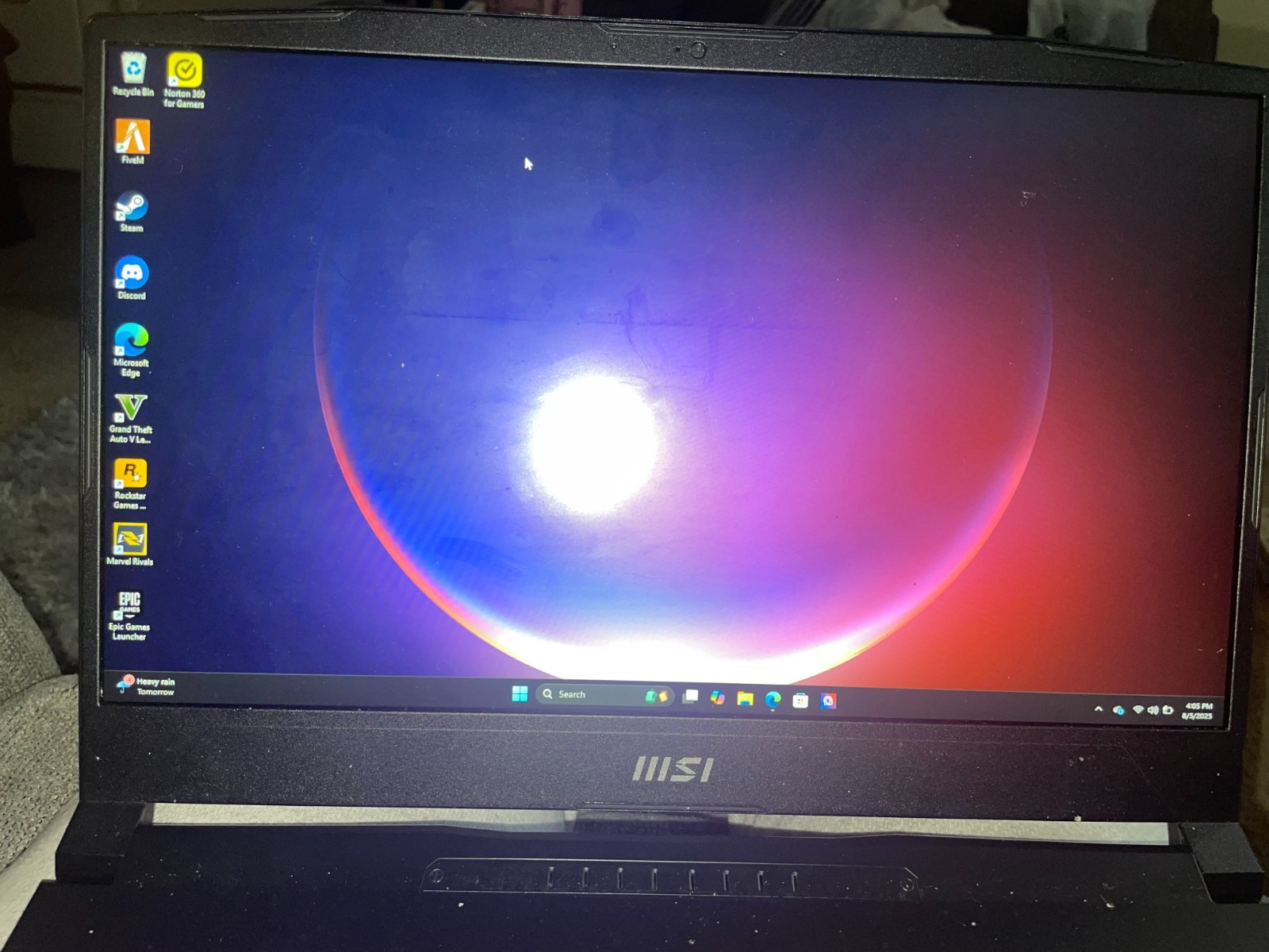 MSI Katana A15 AI 15.6 144Hz FHD 4.0 GHz Ryzen 9 8945HS 16GB 1TB SSD RTX 4070