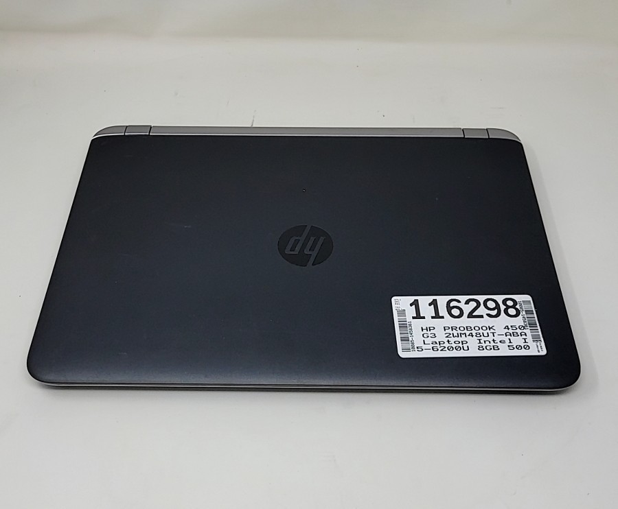 HP PROBOOK 450 G3 2WM48UT-ABA Laptop Intel I5-6200U 8GB 500GB SEE NOTES