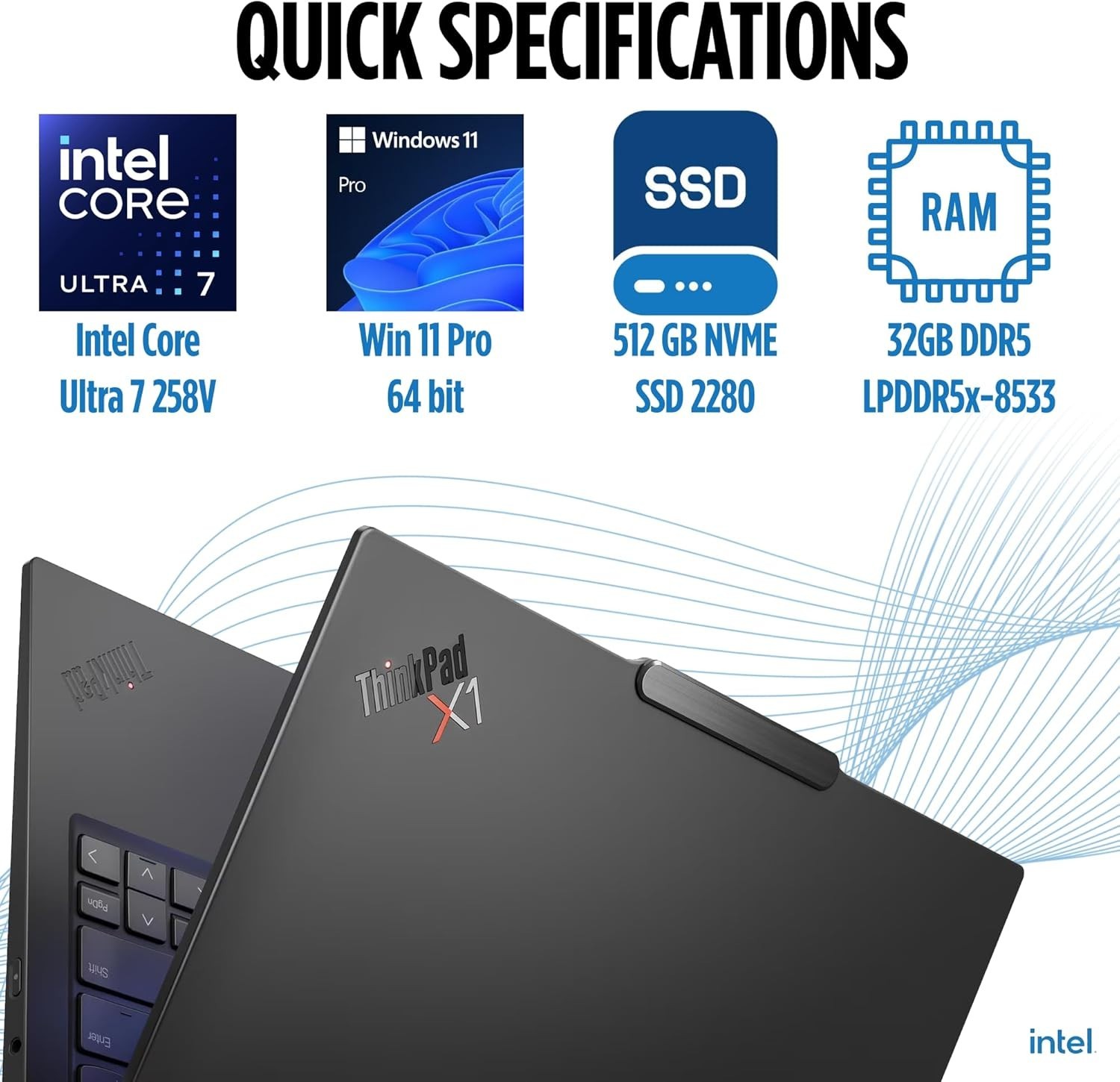 Lenovo ThinkPad X1 Carbon Gen 13 14″ 2.8K OLED Copilot+ PC Ultrabook 32GB 512GB