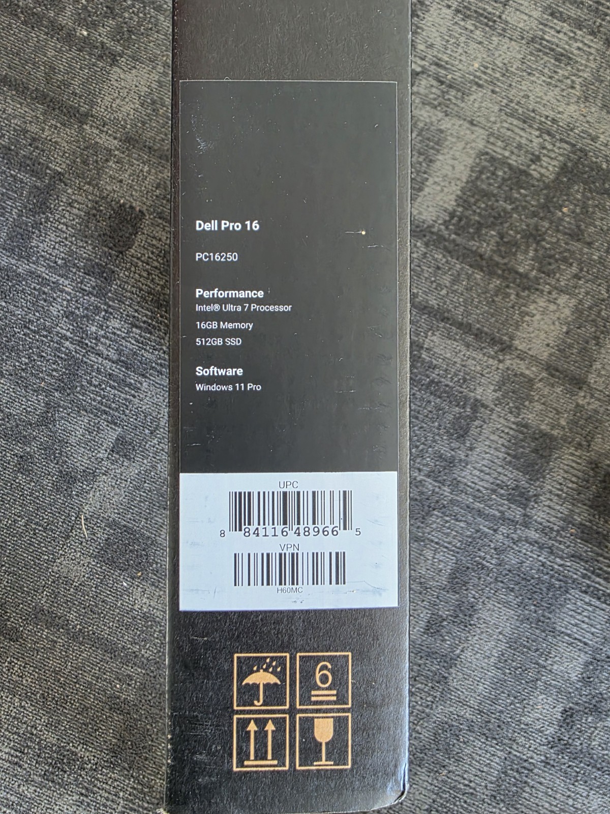 Brand New Factory Sealed Dell Pro 16 Ultra 7 255U 16GB/512GB Laptop