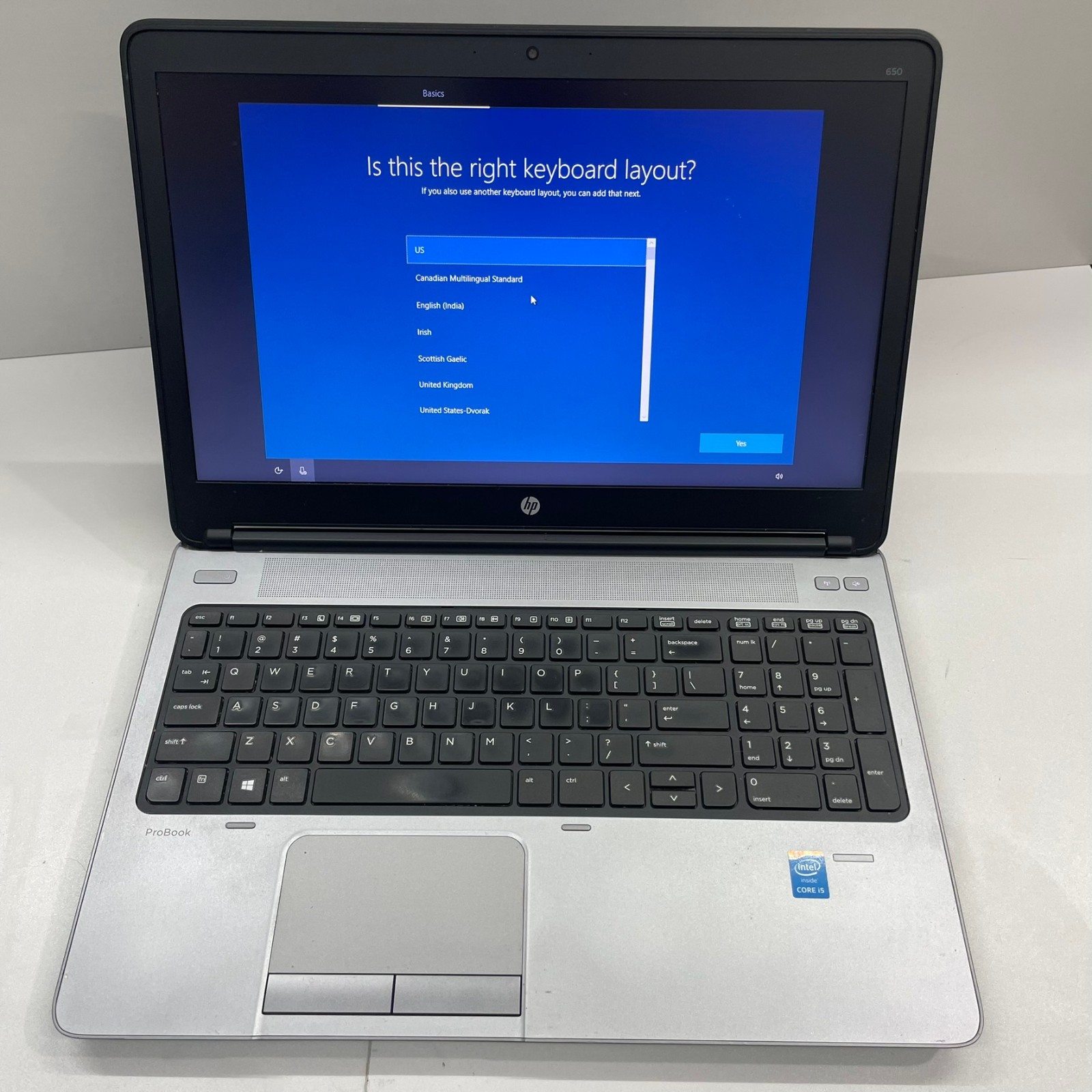 HP ProBook 650 Laptop – Intel Core i5-4210M 2.6GHz – 4GB RAM – 128GB HDD – Win10