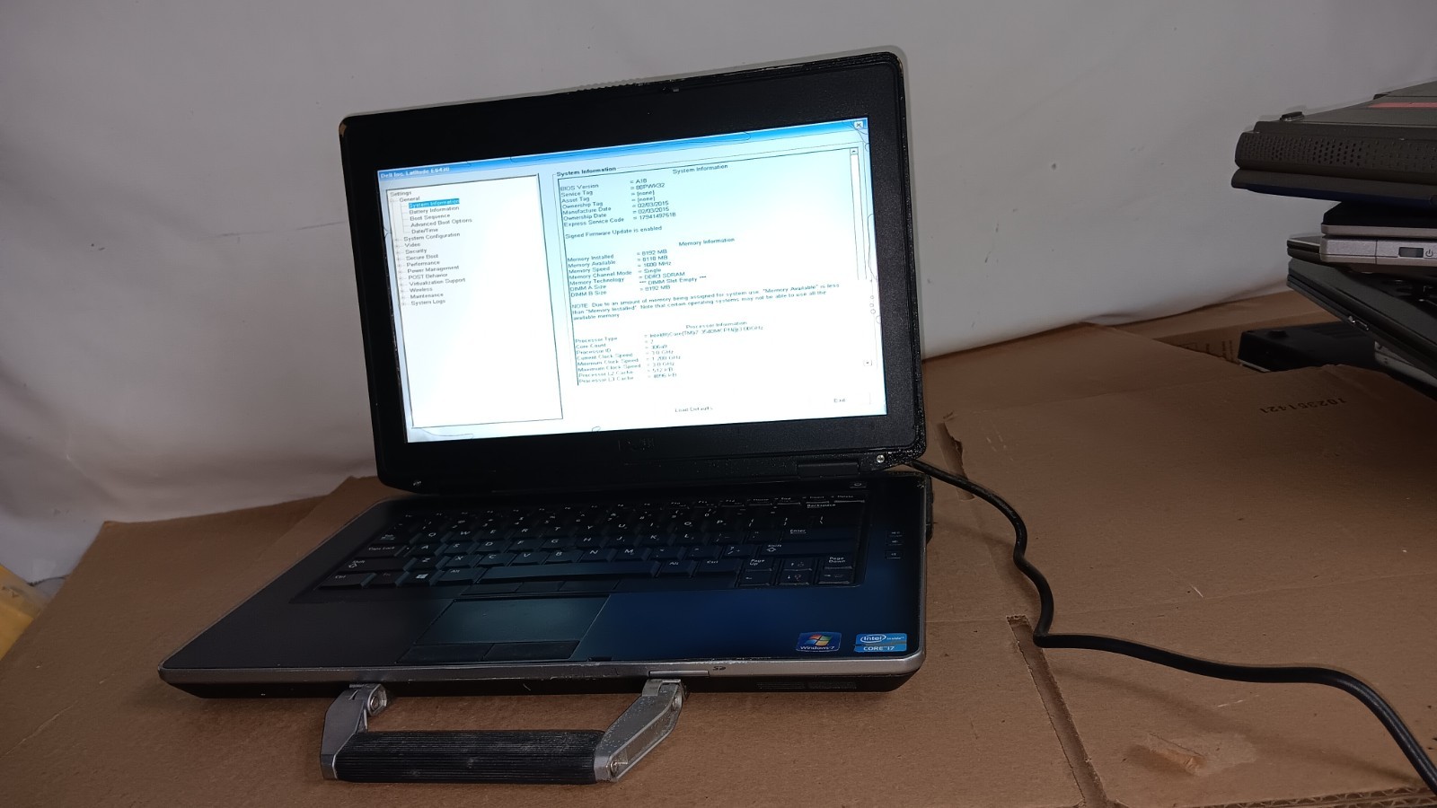 Dell Latitude E6430 ATG Rugged Laptop i7-3540M @ 3 GHz 8 GB Ram 14″ LCD Screen