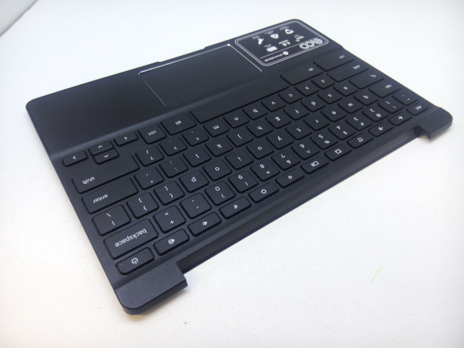 EVOO 11.6 Chromebook EV-CH-116-1 Black Palmrest Keyboard Touchpad & Speakers 144