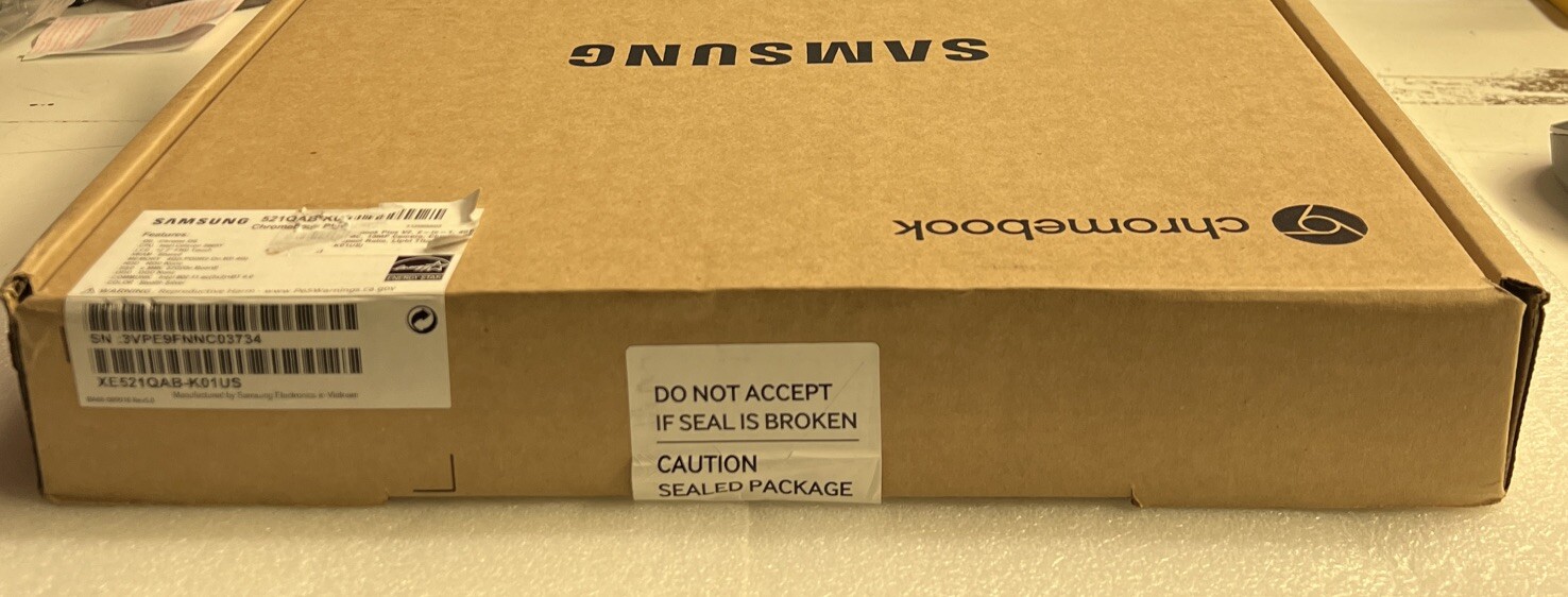 New Samsung Chromebook Plus 12.2 inch (32GB, Intel Celeron 3965Y 4GB) Laptop