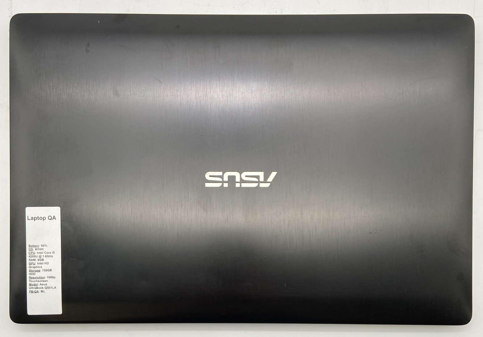 Asus Q501L 15.6″ Touchscreen Intel i5-4200U @ 1.6GHz 8GB RAM 750GB HDD W10H