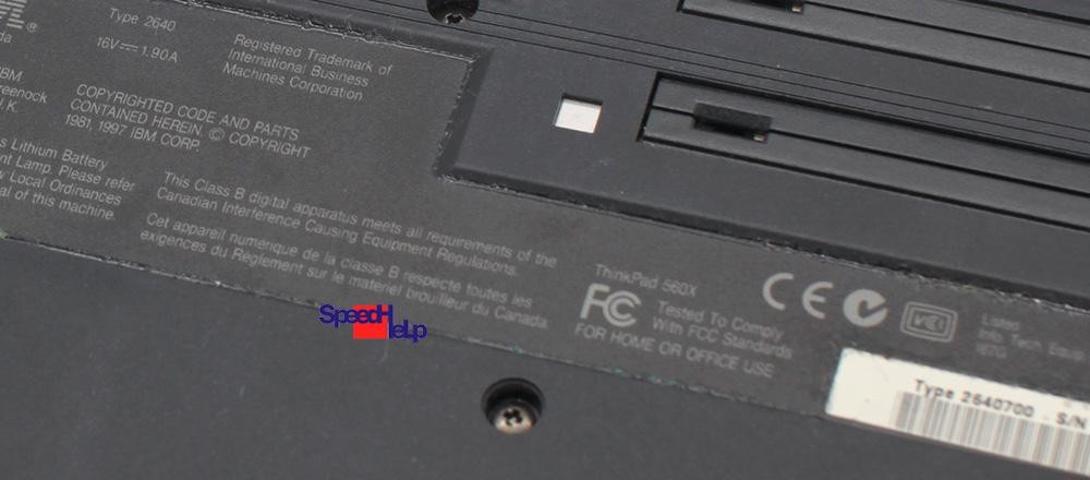 NOTEBOOK IBM THINKPAD 560X PENTIUM MMX 4GB 32MB LAPTOP WINDOWS 95 2640700 2640