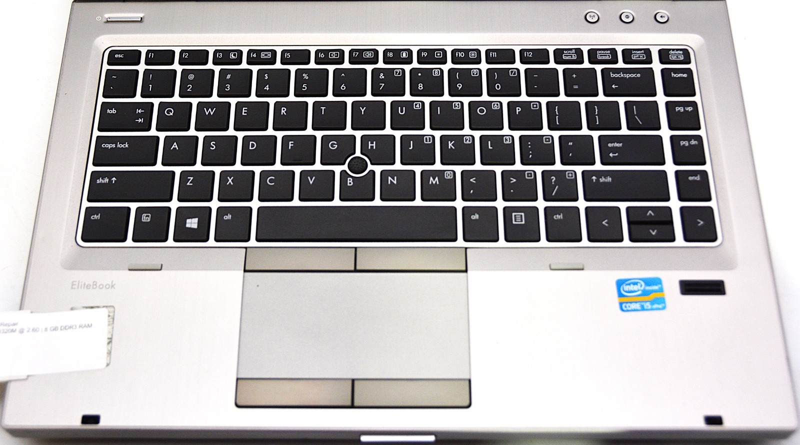 HP Elitebook 8470p i53320M 8GB DDR3 NO OS/NO STORAGE/NO BOOT *PARTS/REPAIR/READ*