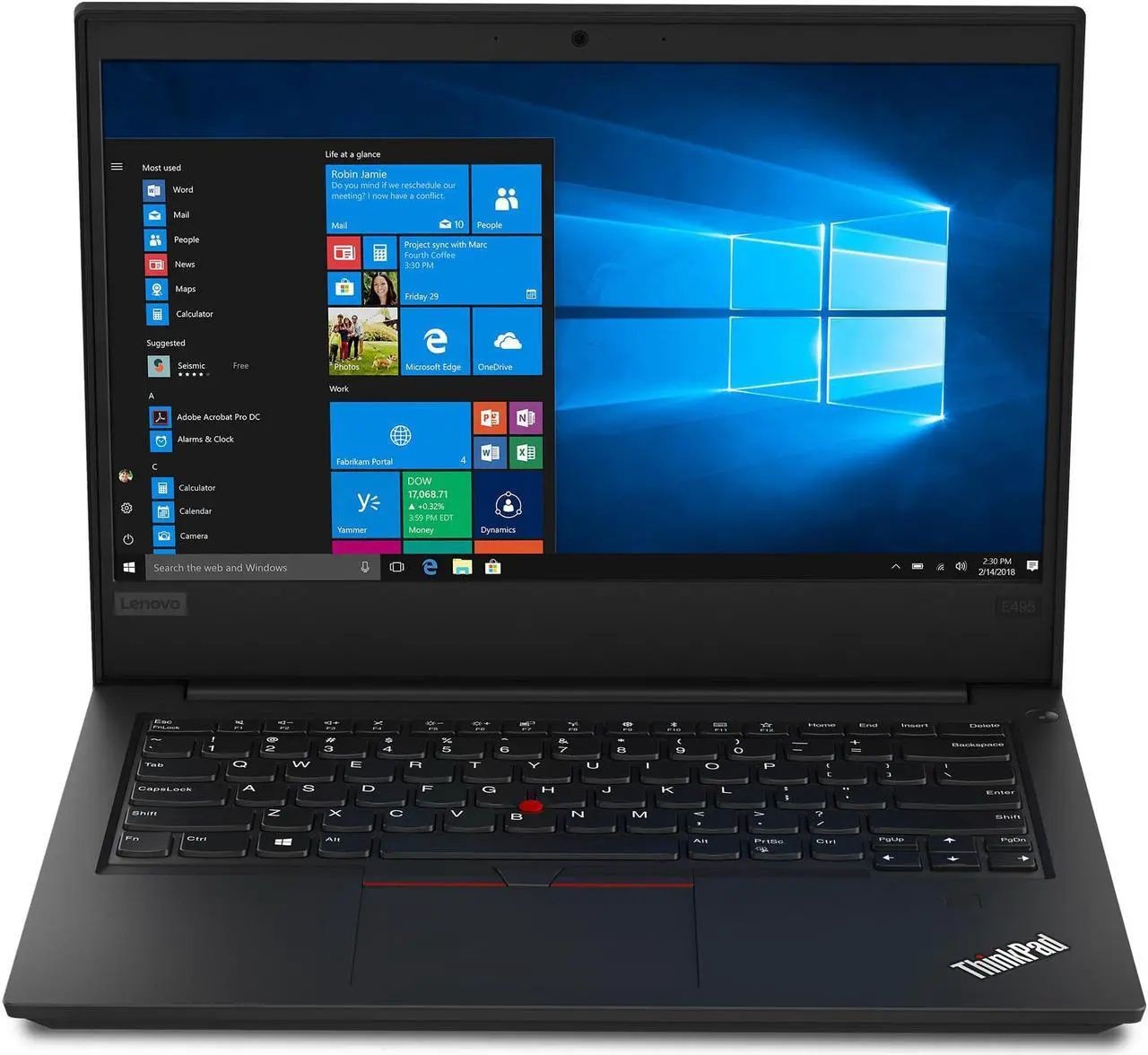 Lenovo Thinkpad E495 14″ Laptop (AMD Ryzen 5 3500U, 8GB RAM, 256GB SSD)