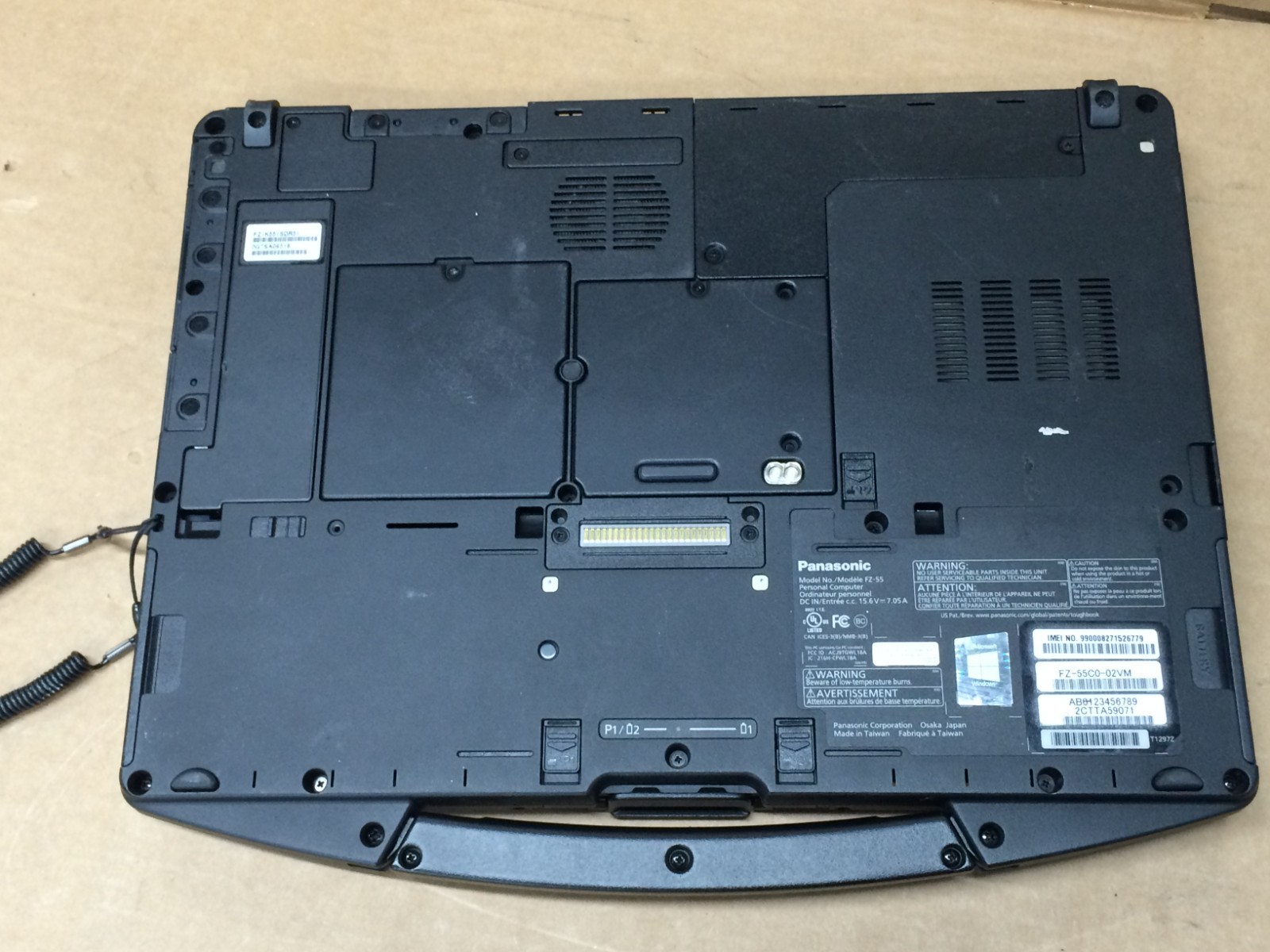 Panasonic ToughBook FZ-55 i5-8365U 1.6GHz 16GB 512GB HDD Windows 11 Parts Only