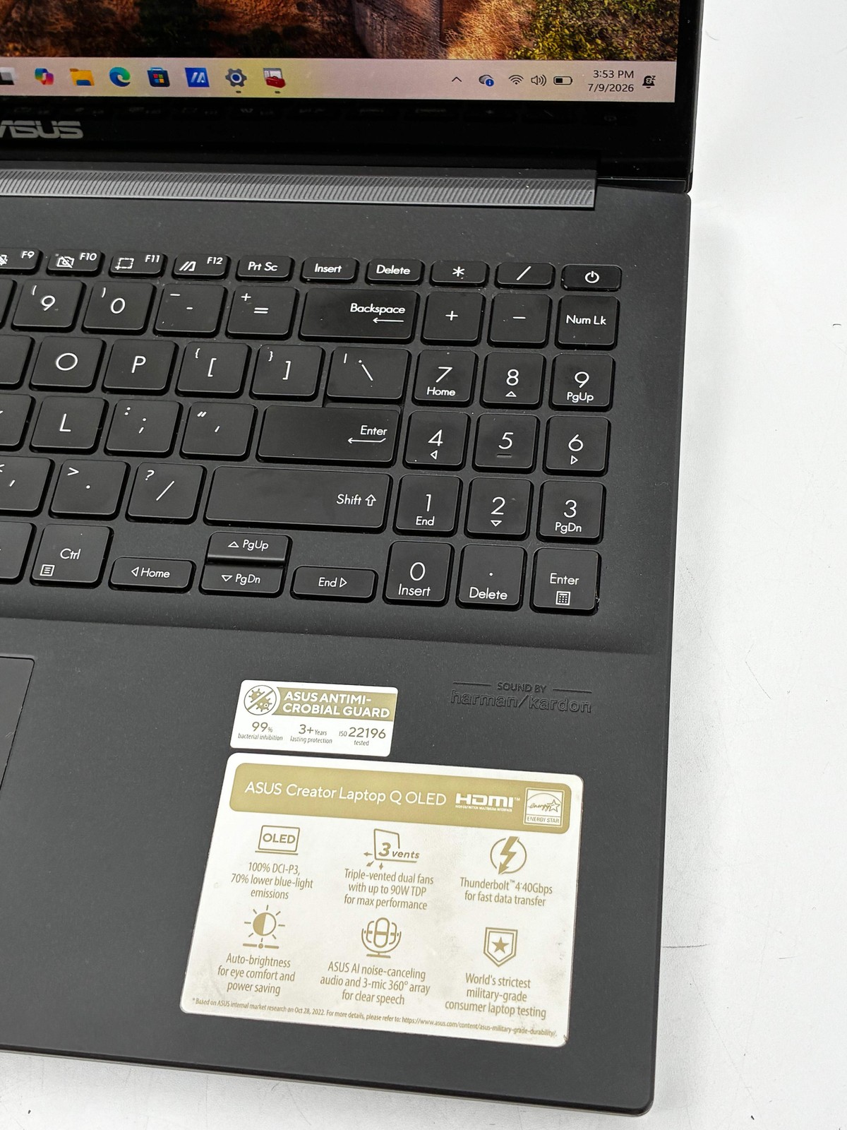 Asus QV540VJ 16-inch Core i9 10th Gen 16GB RAM 1TB RTX 3050 Laptop – Used B