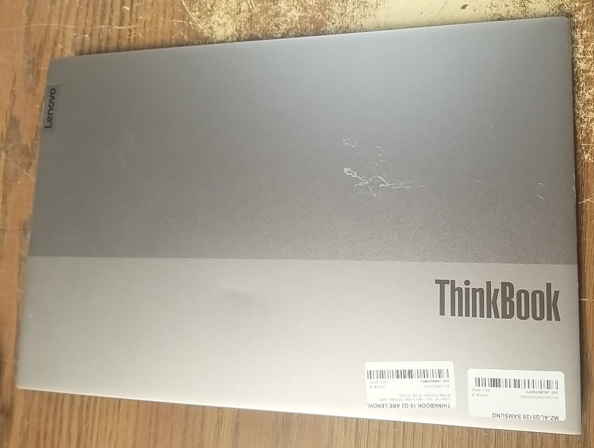 Lenovo ThinkBook 15 G2 15.6″ W/ Touch, Ryzen 7 4700U, 16GB, 512GB SSD Laptop