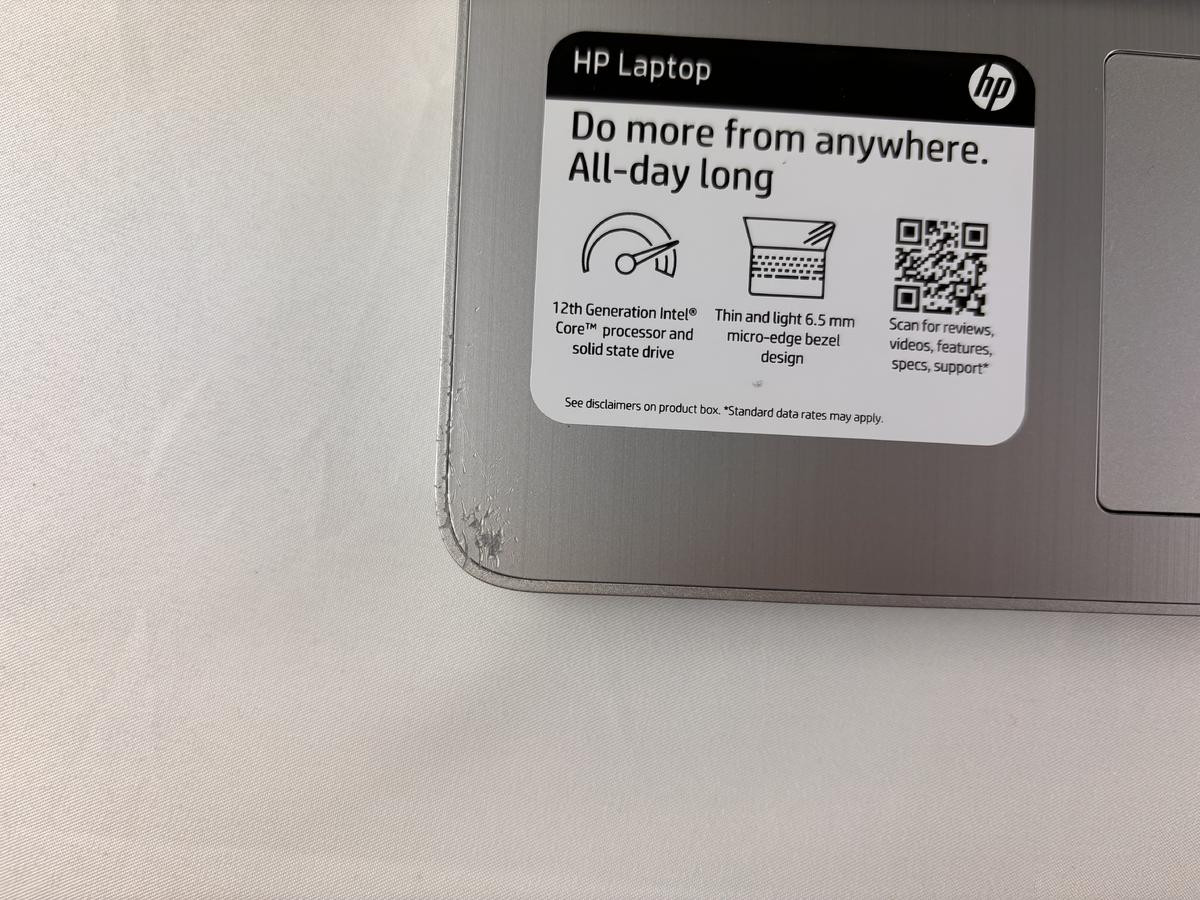 HP Laptop Computer 15.6″ HD i3-1215U 16GB RAM 512GB SSD Win11 HOME Natural Silve
