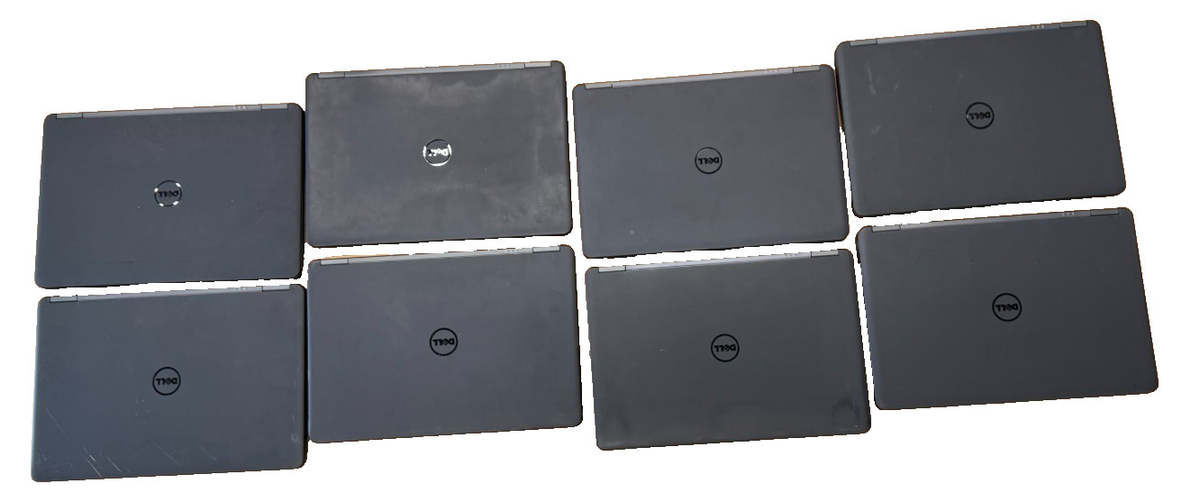 Dell Latitude E7450 Laptop -NO HARD DRIVES-POWERS UP (LOT OF 8)