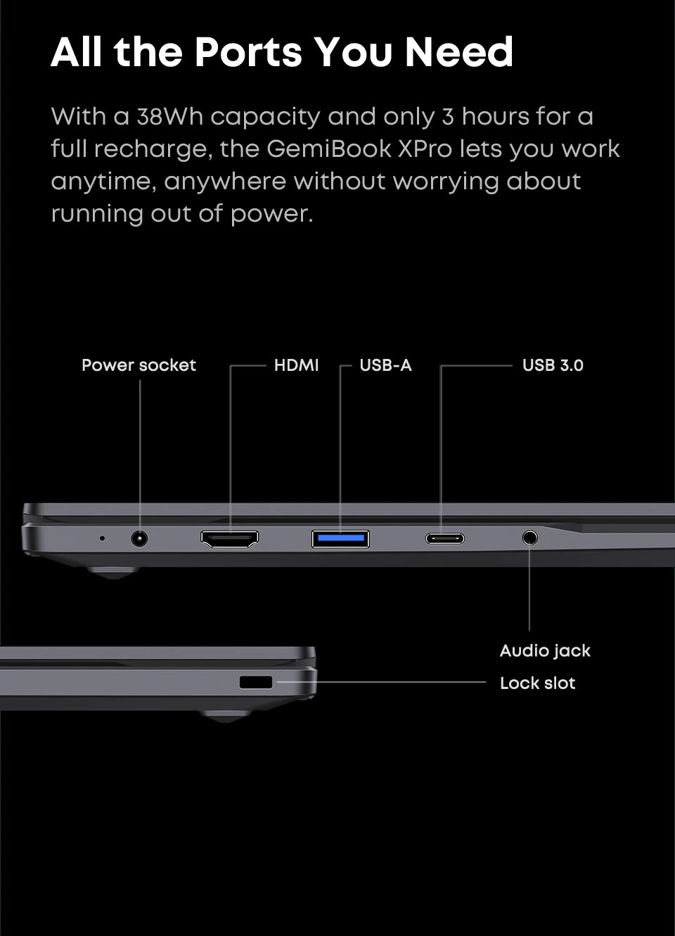 CHUWI 14.1in GemiBook XPro Laptop Intel N100 Quad-Core 3.4GHz 256G SSD Windows11