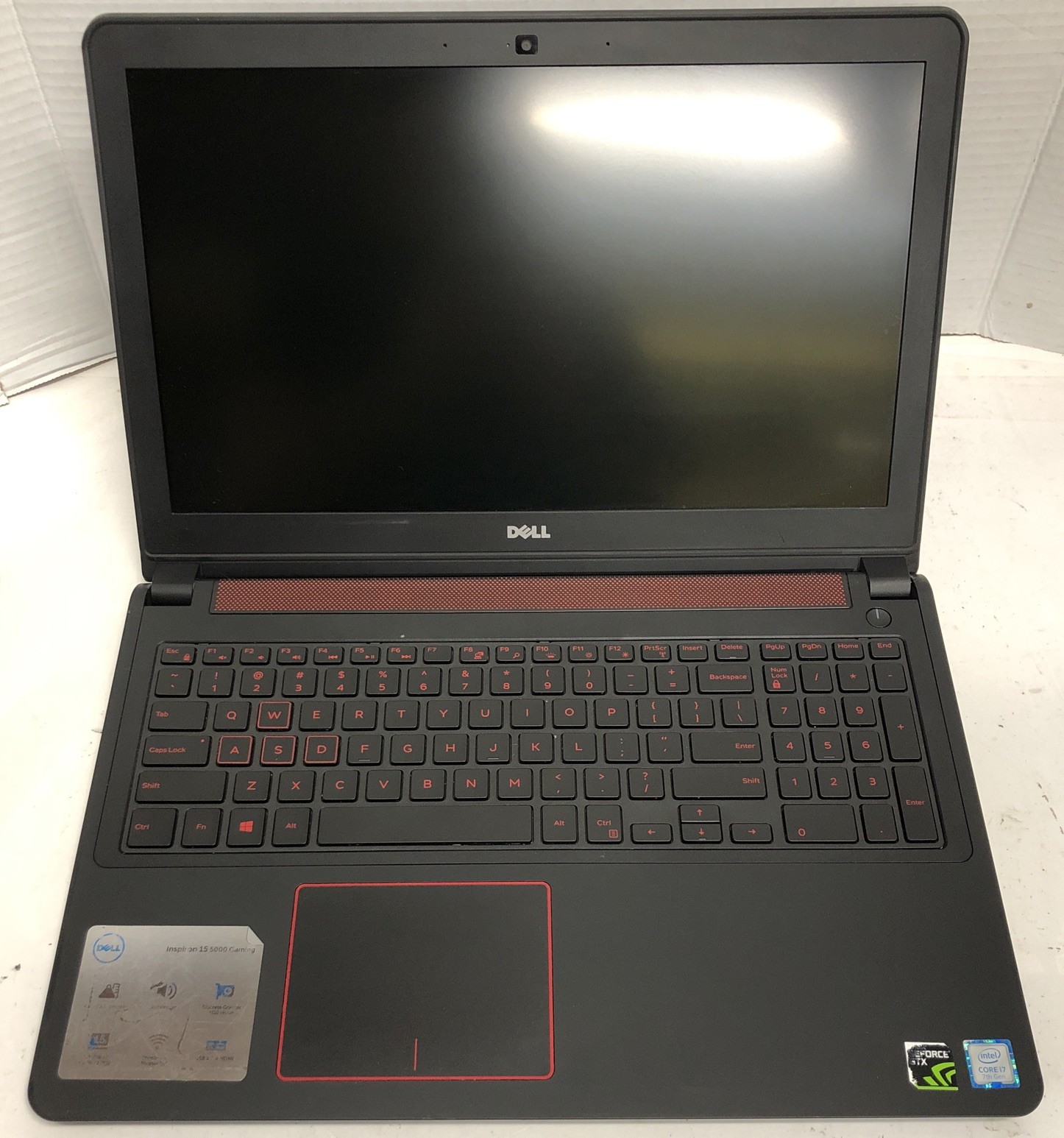 Dell Inspiron 15 5000 Gaming-i7-7700HQ 16GB RAM 256GB SSD 1TB HDD GTX 1050 READ