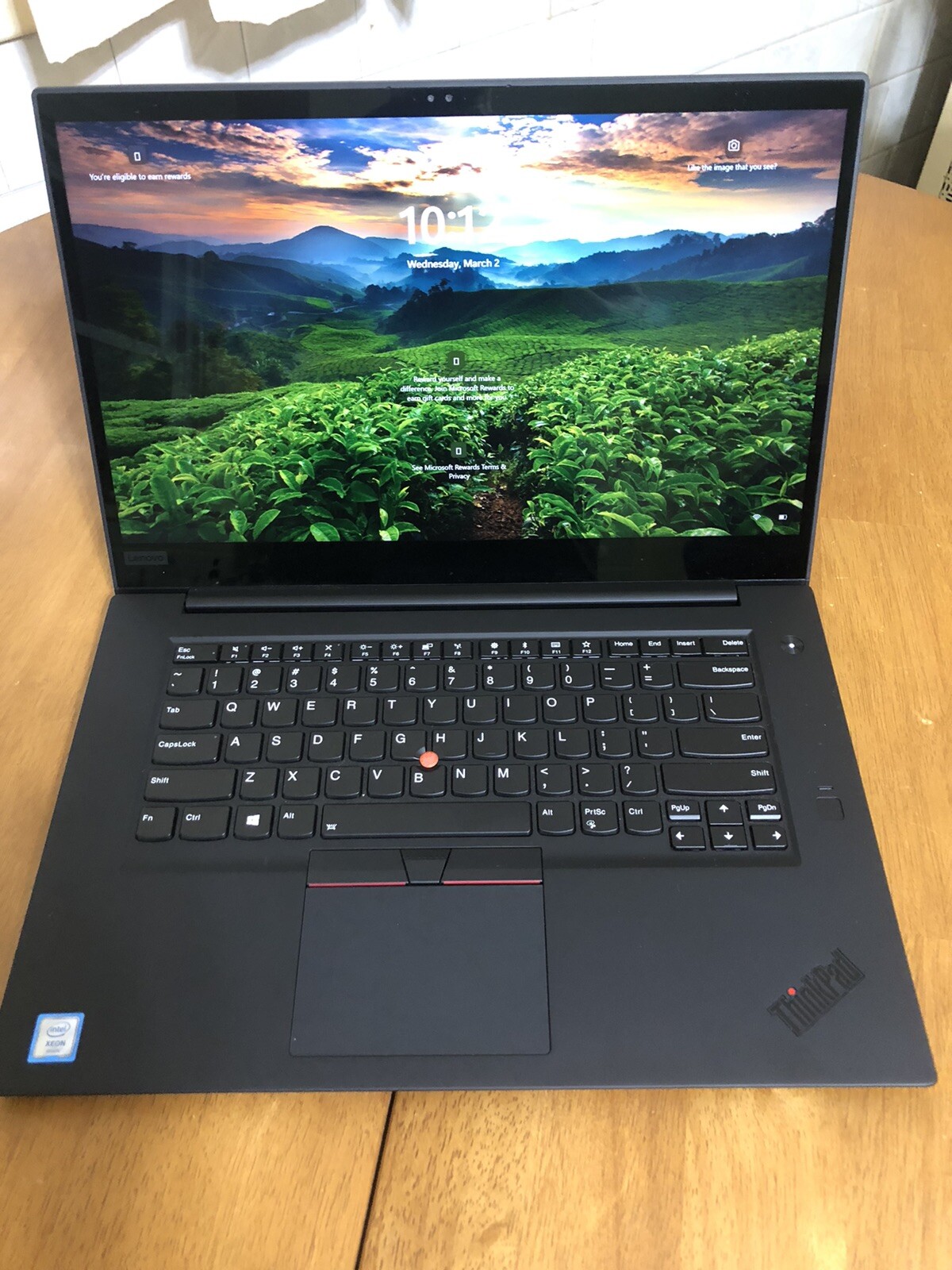 Lenovo Thinkpad P1 Gen1 type20ME -15.6” Intel xeon E-2176M /64GB RAM 2TB