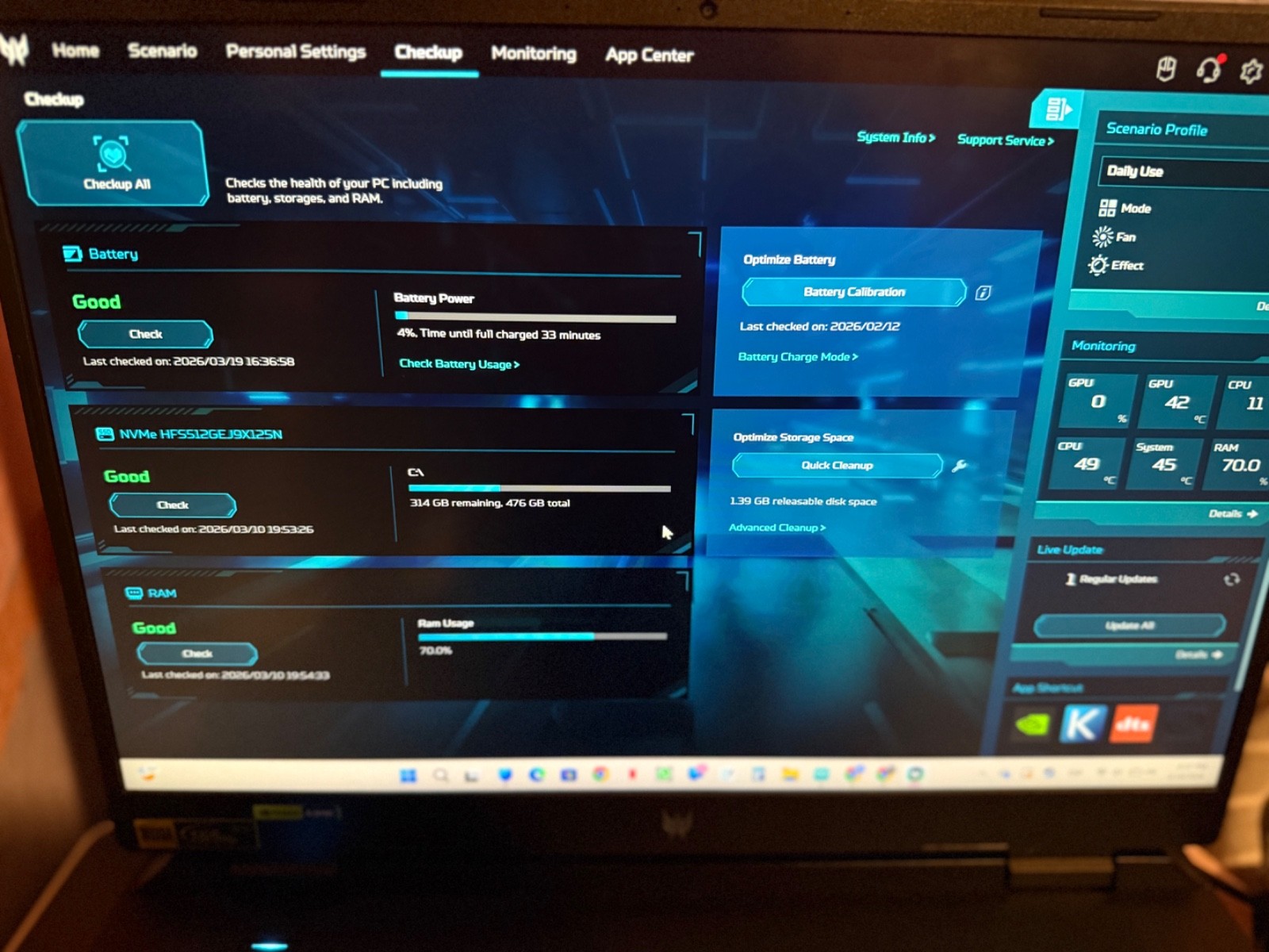 Acer Predator Helios Neo 16 PHN16-71 16″ (512GB SSD, Intel Core i5 13th Gen.,…