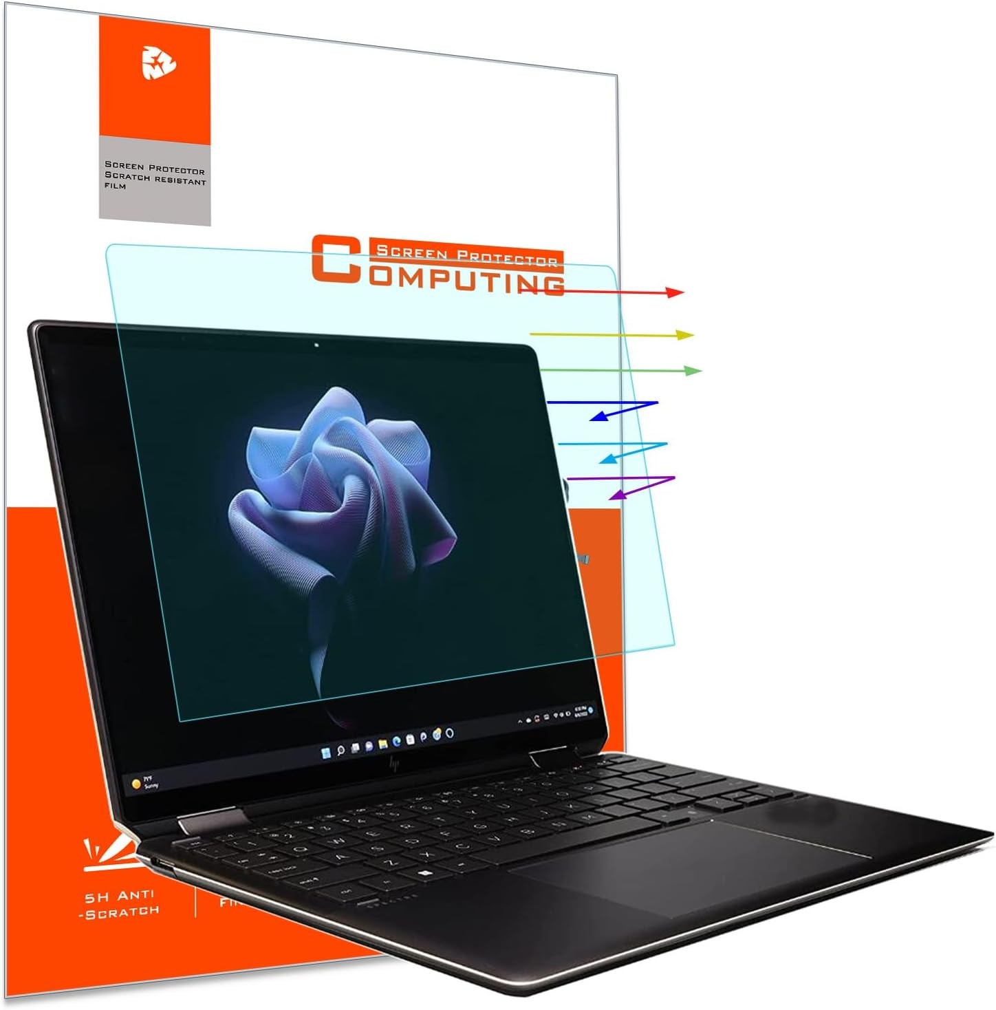 2 Pack 13.5 Inch Anti Blue Light Screen Protector For HP Spectre x360 2-in-1