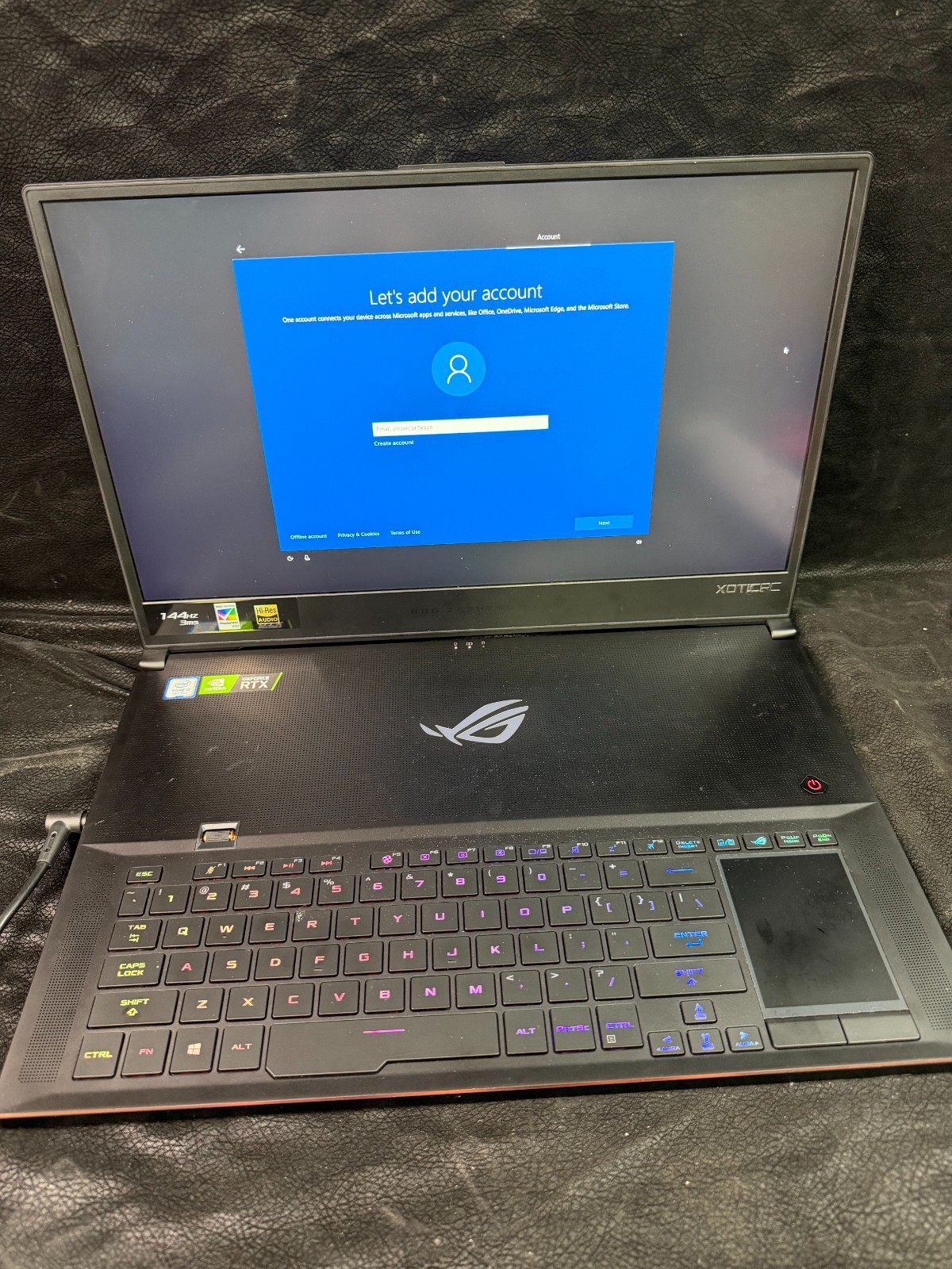 ASUS ROG Zephyrus S GX701 (2019) Gaming Laptop, 17.3” 144Hz