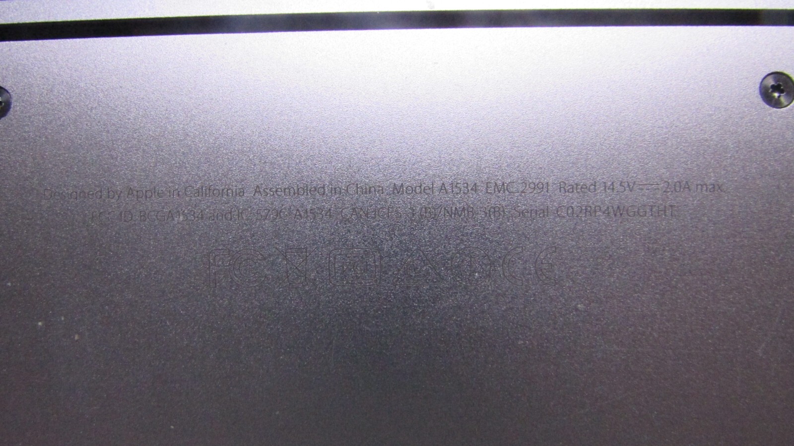 Apple Macbook A1534 w/ Windows 10 pro Intel M3-6Y30 8gb ram