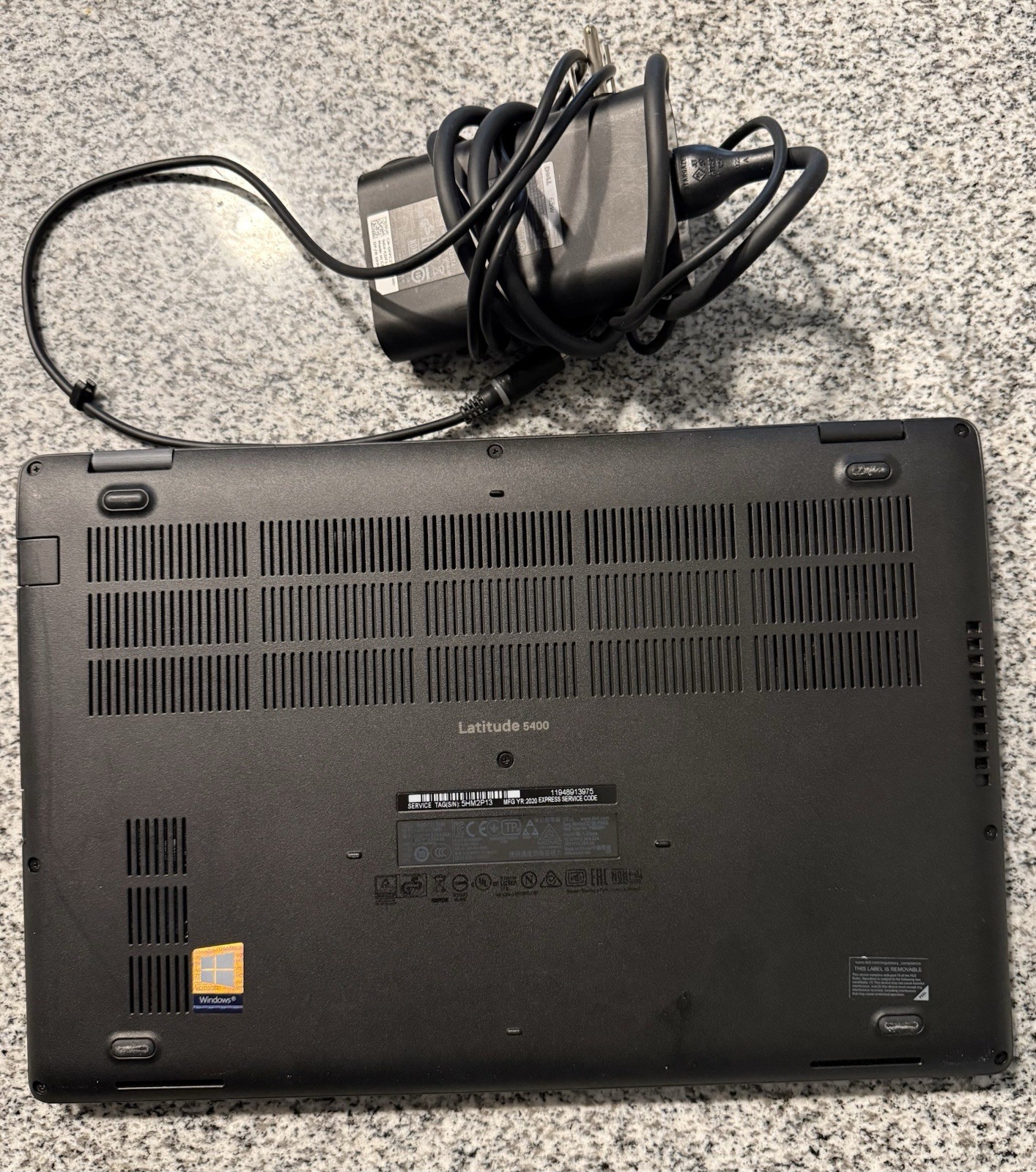 Dell Latitude 5400 14in FHD i5-8th Gen 8GB 256GB SSD Win10 Charger – Locked
