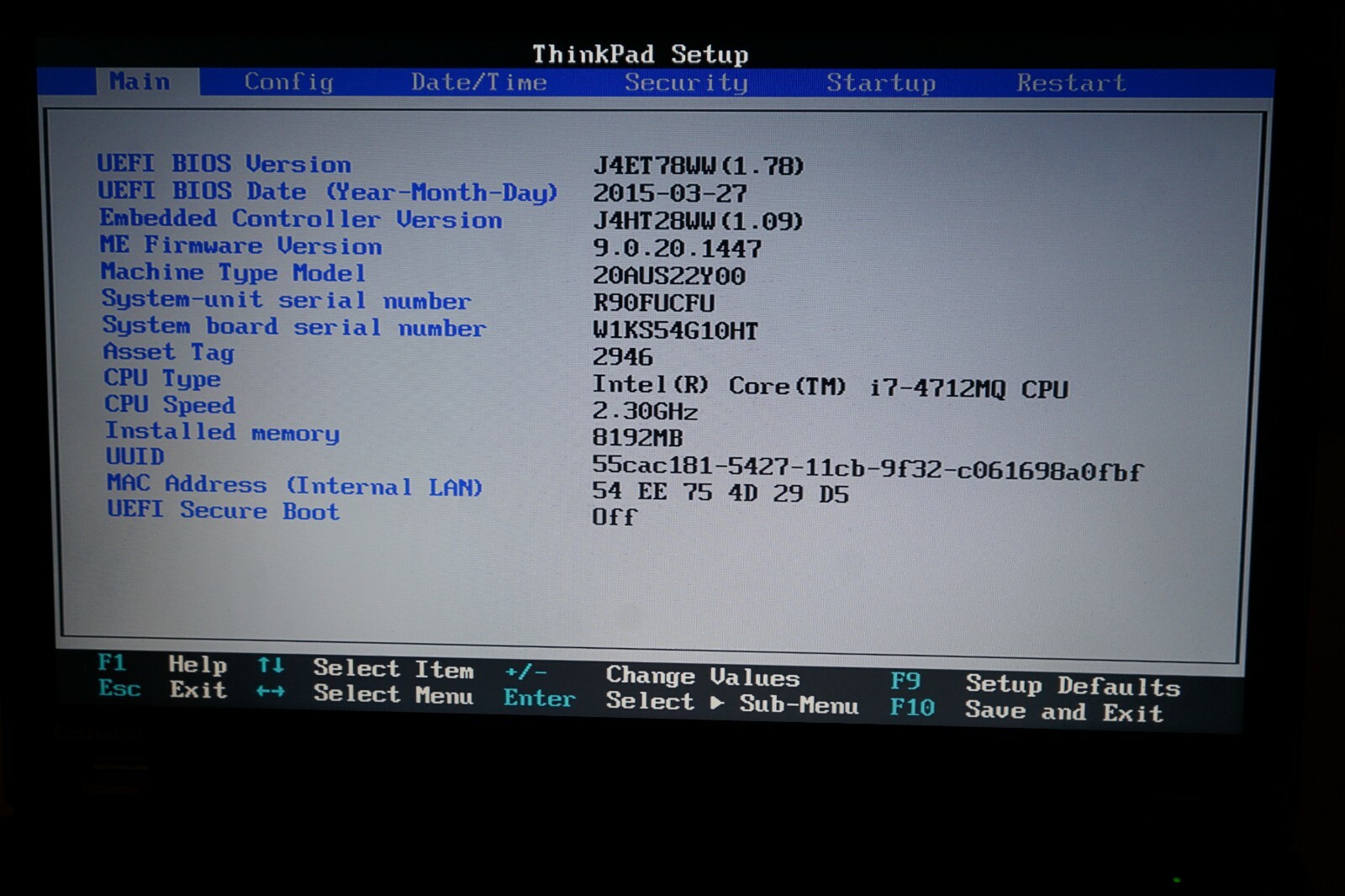 ^ Lenovo ThinkPad L540 i7-4712MQ @ 2.3GHz 15.6″ 4GB Ram No HD #C1269