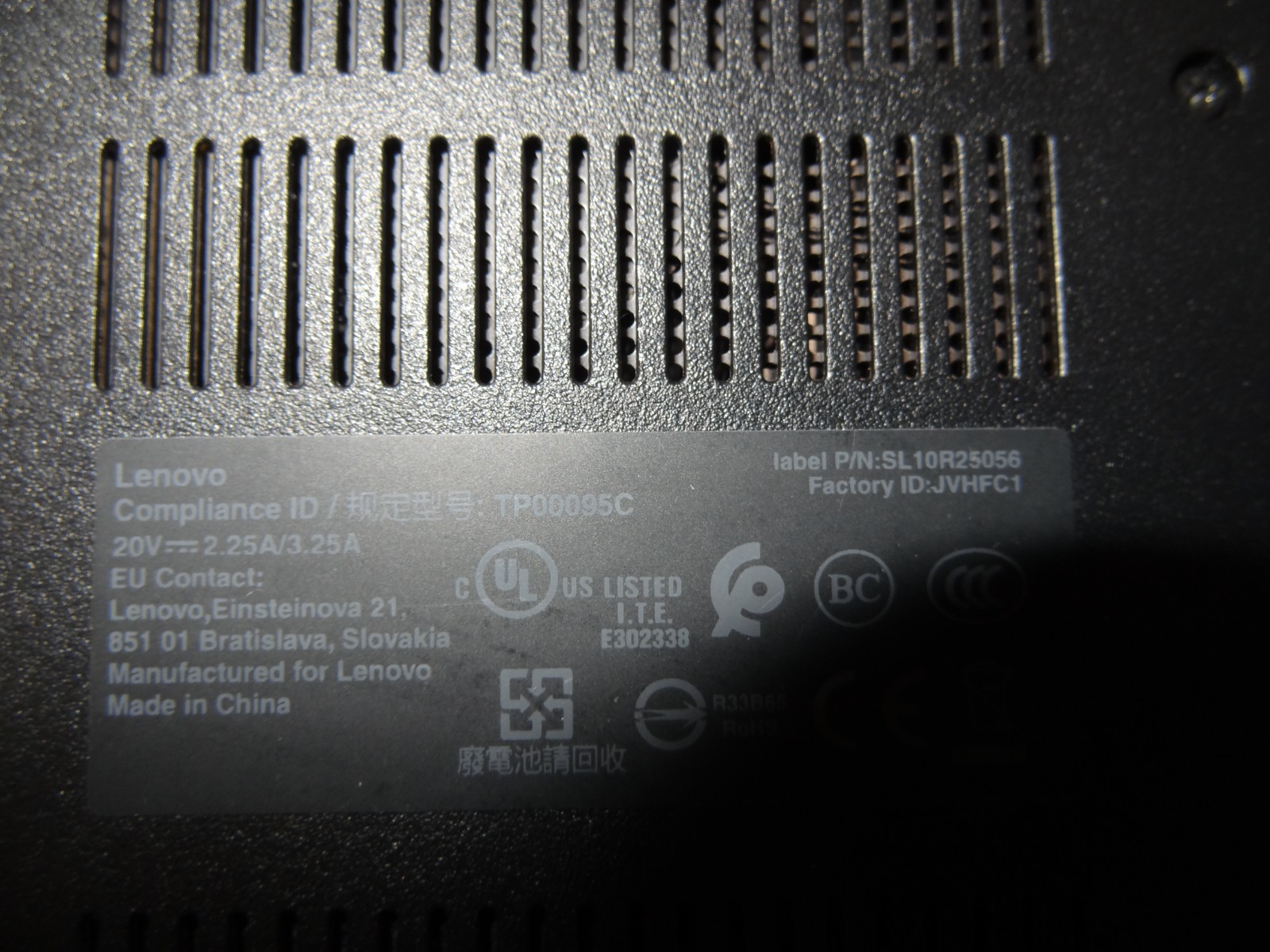 Lenovo ThinkPad E590 Laptop +NEW Battery -15.6″Screen -Windows 10 -256GB SSD -8G