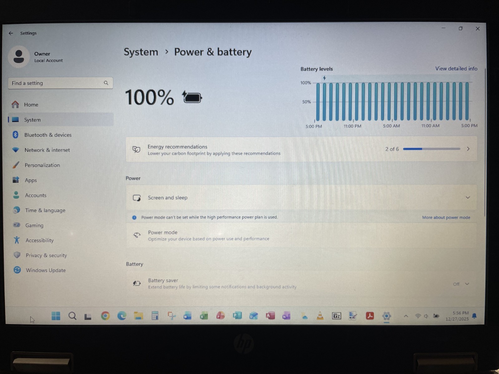 HP Elitebook 2540p Intel i7 2.13GHz Windows 11 Pro 512GB SSD Office Pro 2021