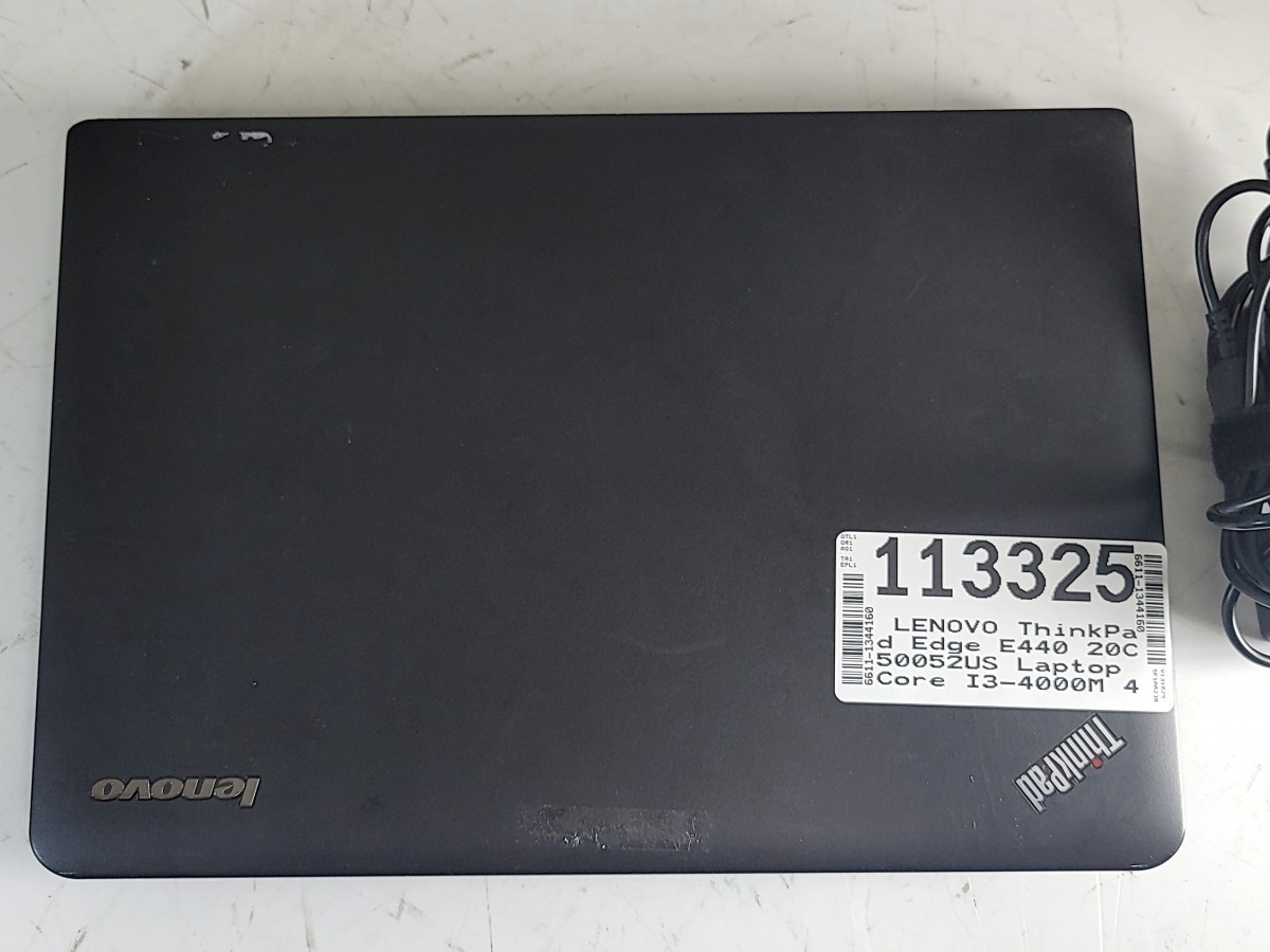 LENOVO ThinkPad Edge E440 20C50052US Laptop Core I3-4000M 4GB 500GB SEE NOTES