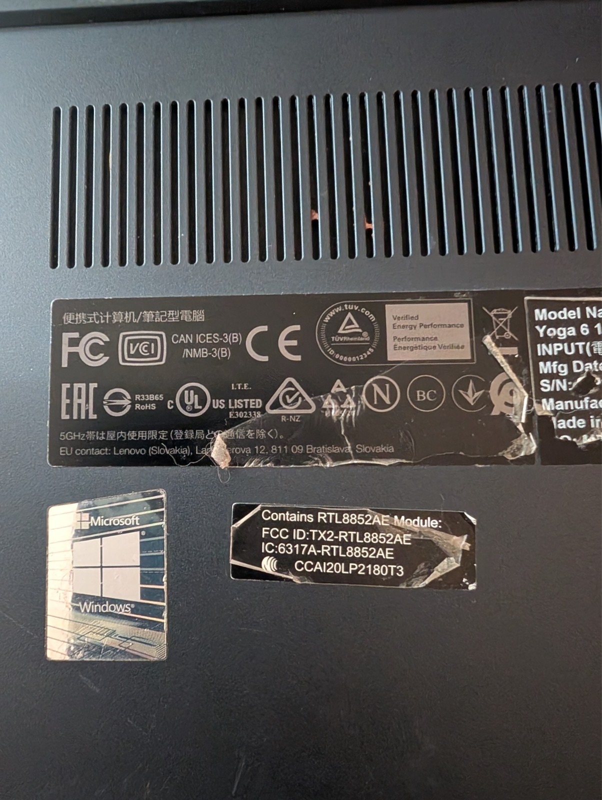 Lenovo Yoga 6 13.3″ 16GB 256GB, Abyss Blue laptop computer